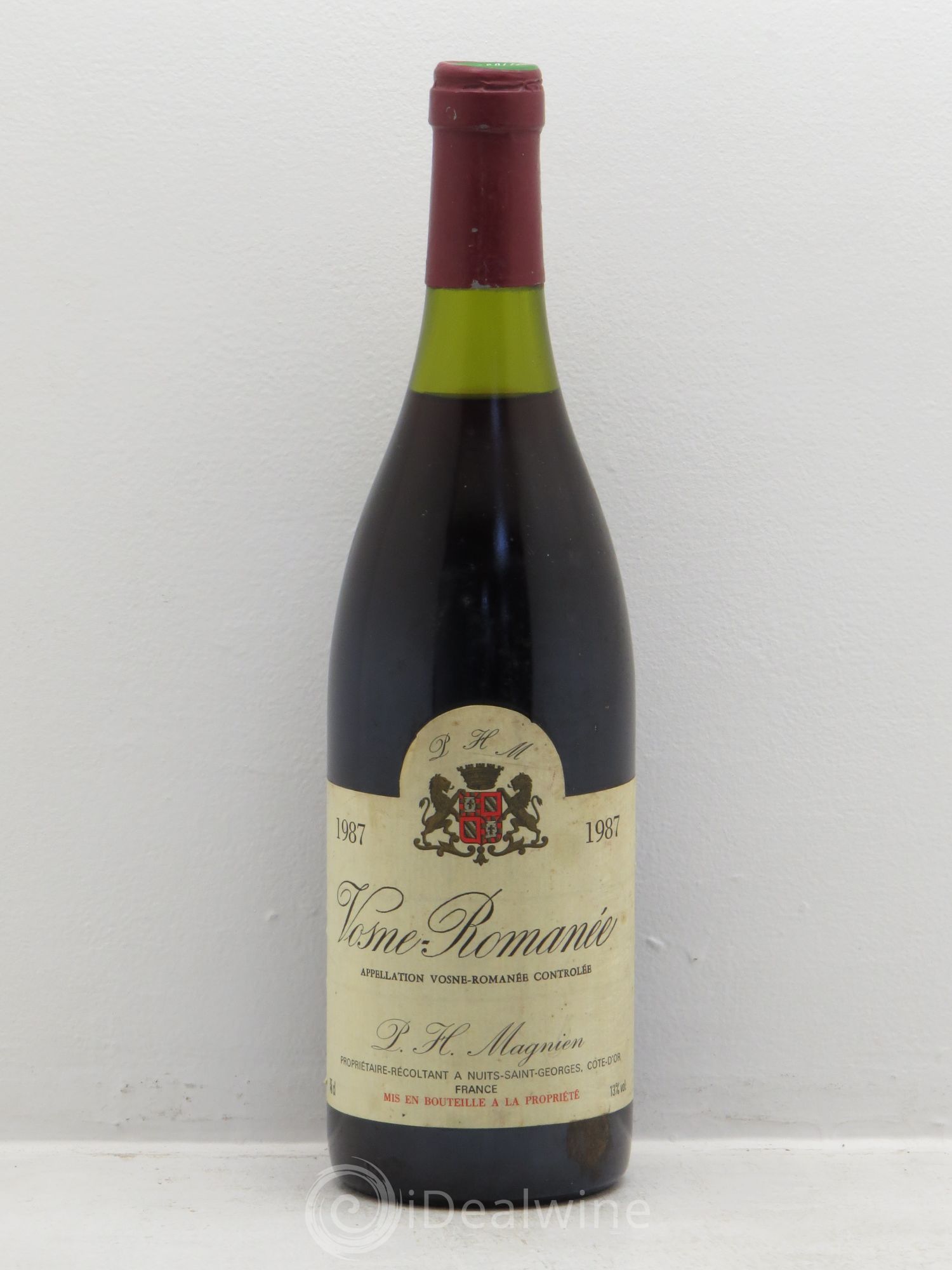 Vosne-Romanée Domaine Magnien 1987 - Posten von 1 Flasche - 0
