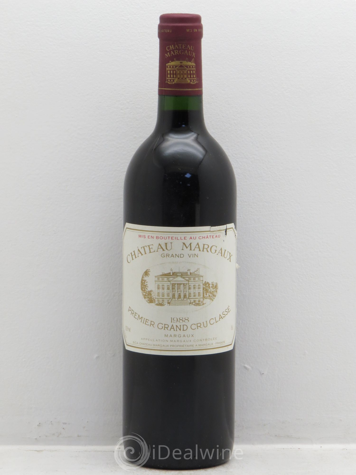 Château Margaux 1er Grand Cru Classé 1988 - Lot de 1 bouteille - 0