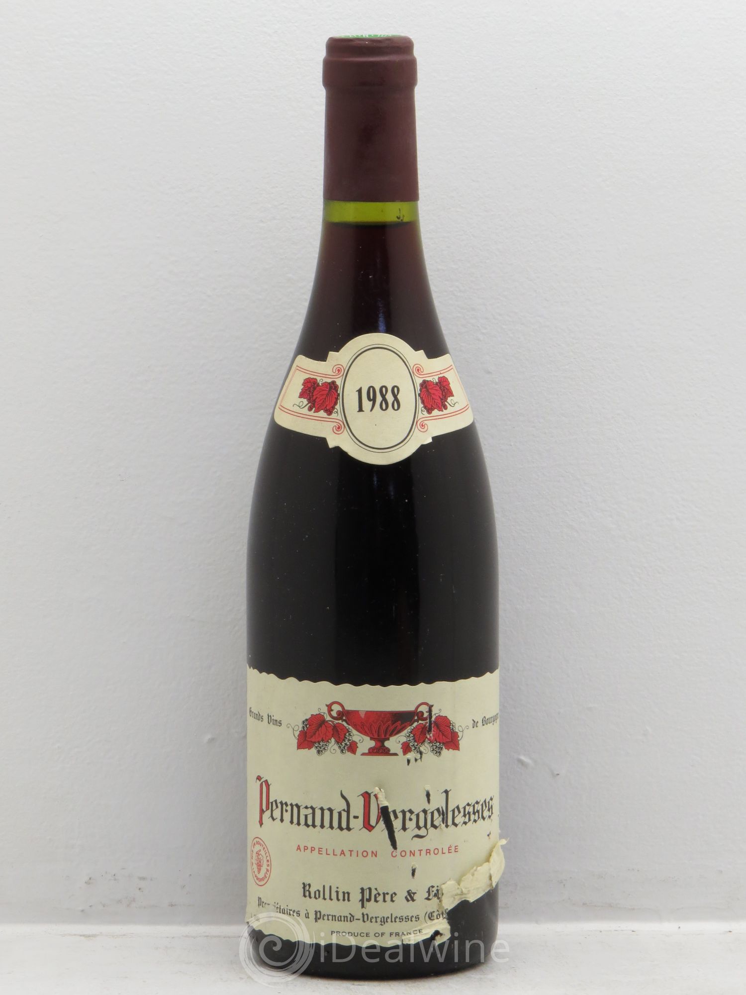 Pernand-Vergelesses Rollin 1988 - Lot de 3 bouteilles - 0