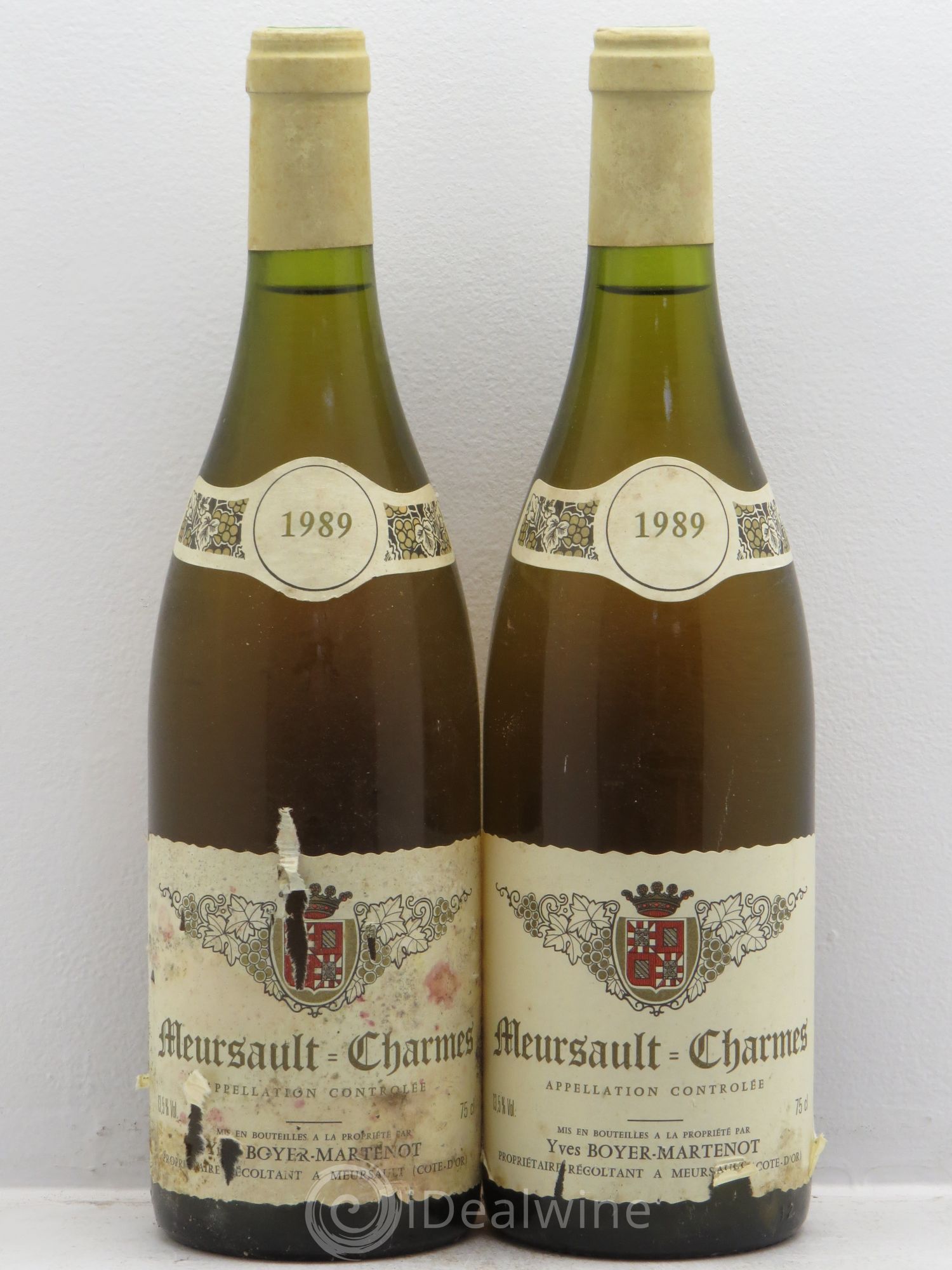 Meursault Charmes Boyer Martenot 1989 - Posten von 2 Flaschen - 0