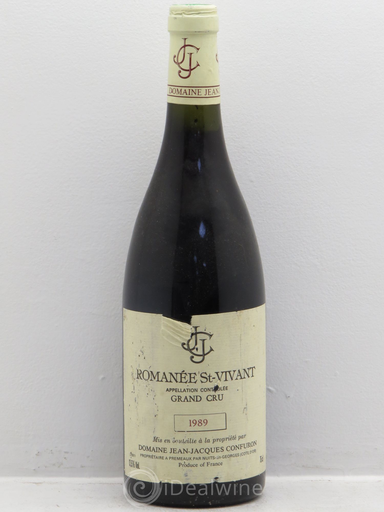Romanée-Saint-Vivant Grand Cru Jean-Jacques Confuron 1989 - Lot de 1 bouteille - 0