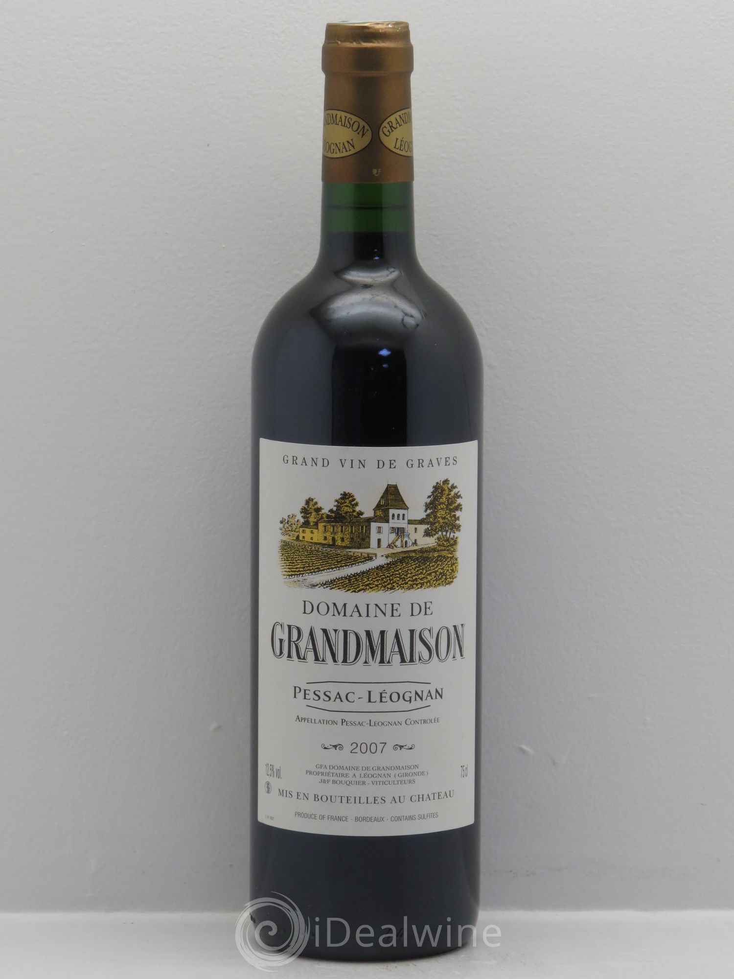 Pessac-Léognan Domaine de Grandmaison 2007 - Lot de 1 bouteille - 0