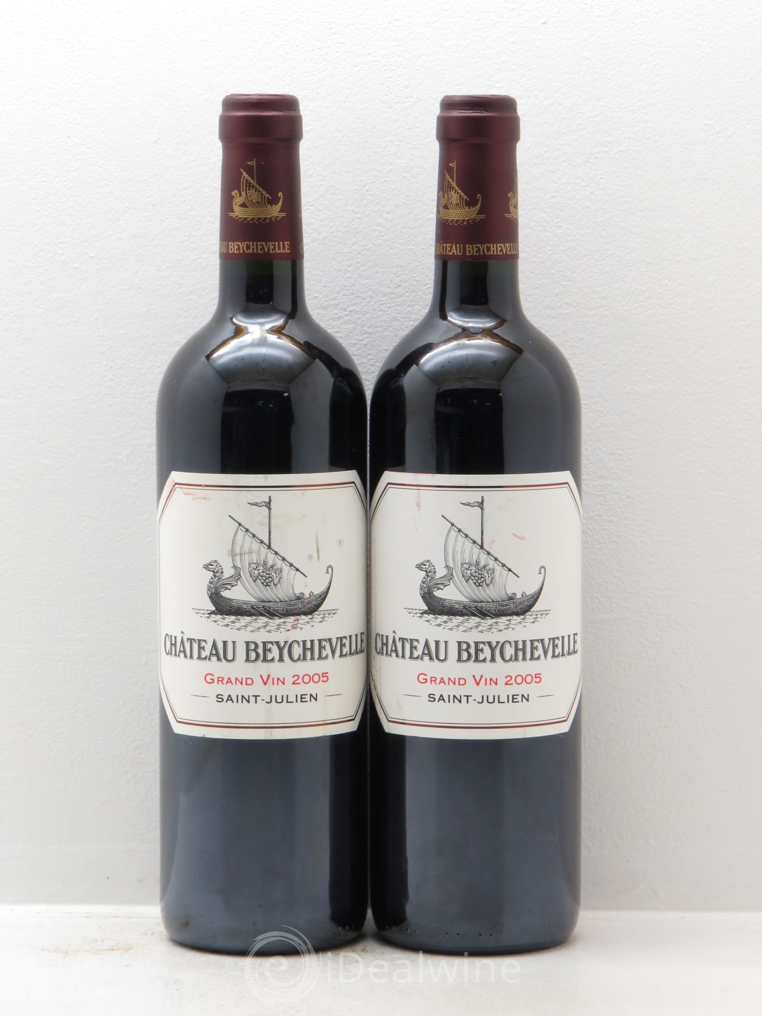Château Beychevelle 4ème Grand Cru Classé 2005 - Lot de 2 bouteilles - 0