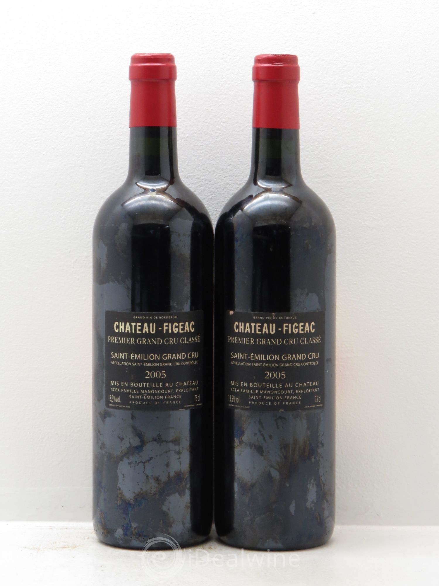 Château Figeac 1er Grand Cru Classé A 2005 - Lot de 2 bouteilles - 1