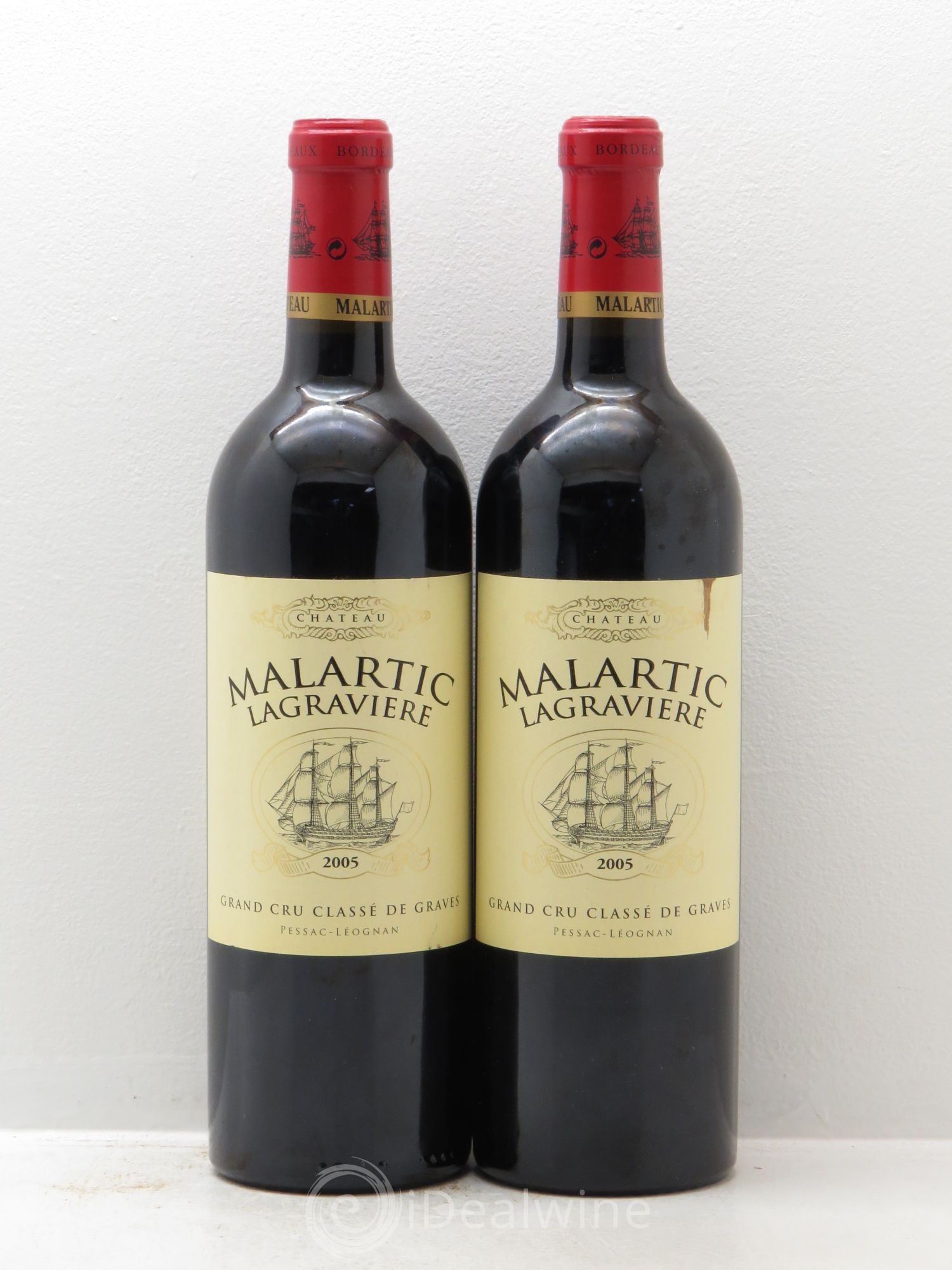 Château Malartic-Lagravière Cru Classé de Graves 2005 - Lot de 2 bouteilles - 0