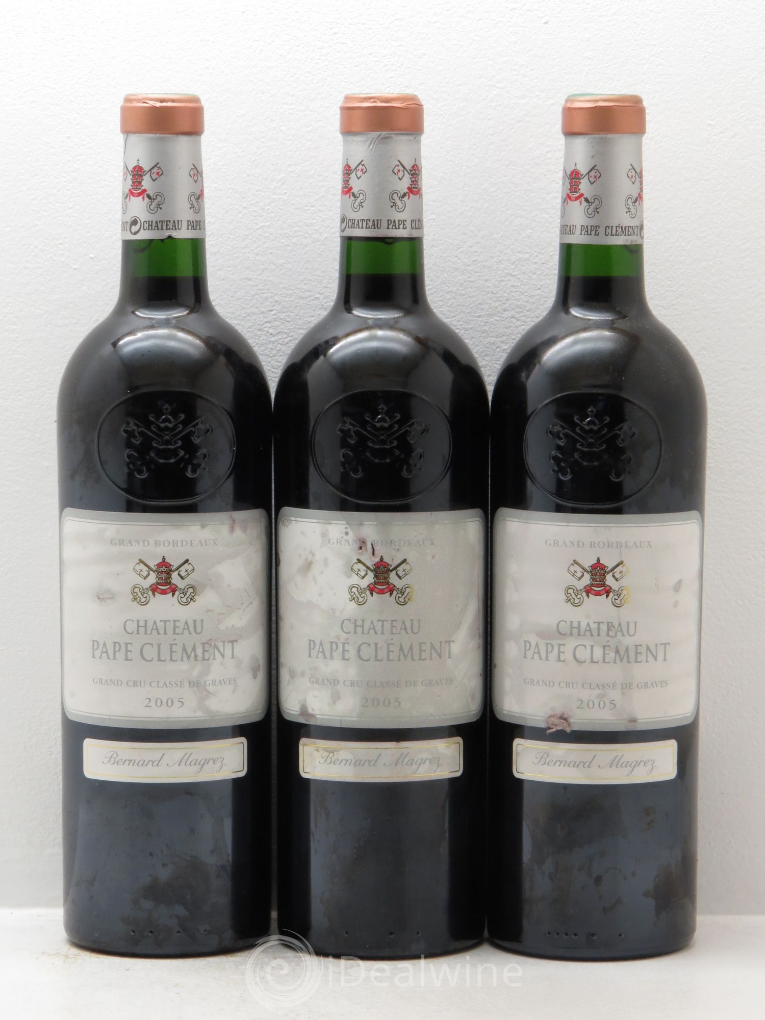Château Pape Clément Cru Classé de Graves 2005 - Lot de 3 bouteilles - 0