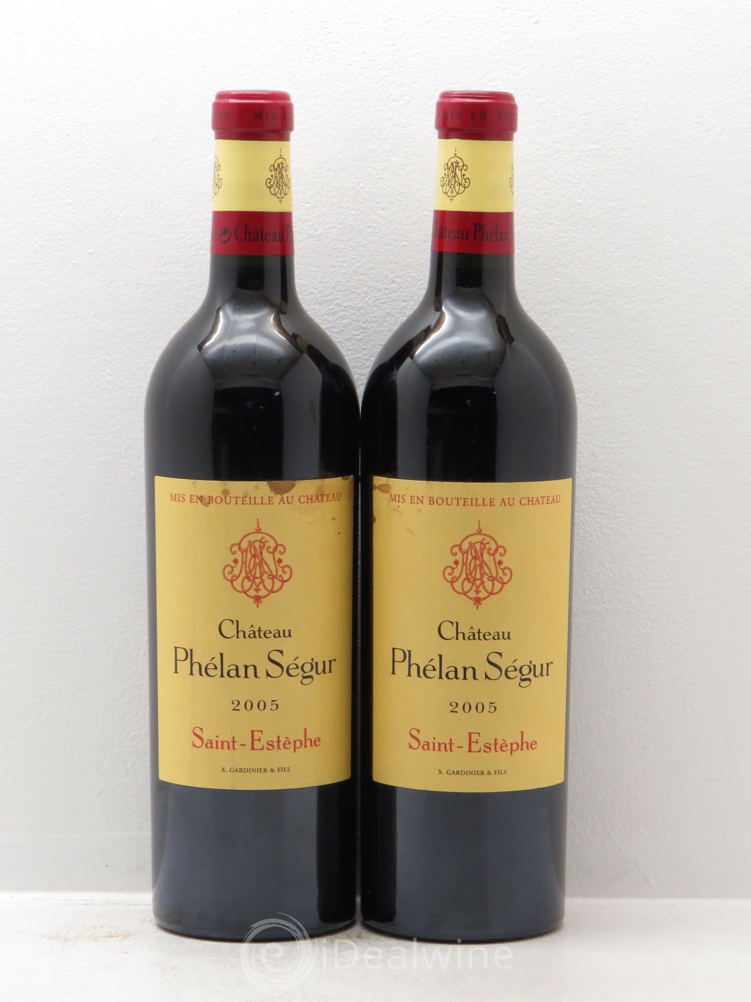 Château Phélan Ségur 2005 - Lot de 2 bouteilles - 0