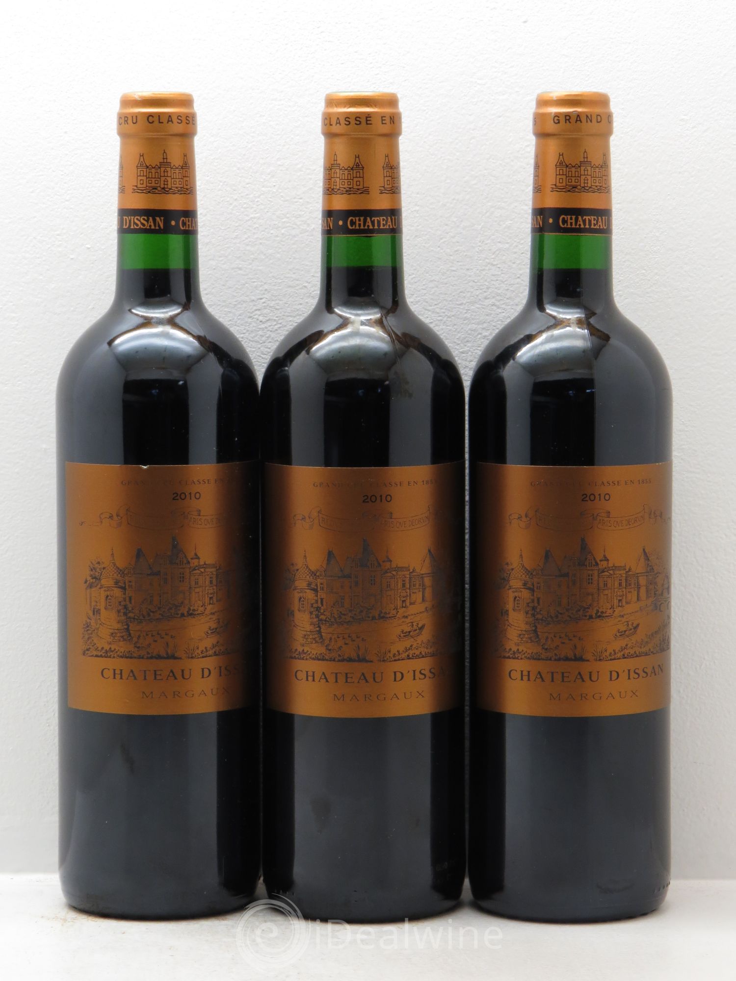 Château d'Issan 3ème Grand Cru Classé 2010 - Lot de 3 bouteilles - 0