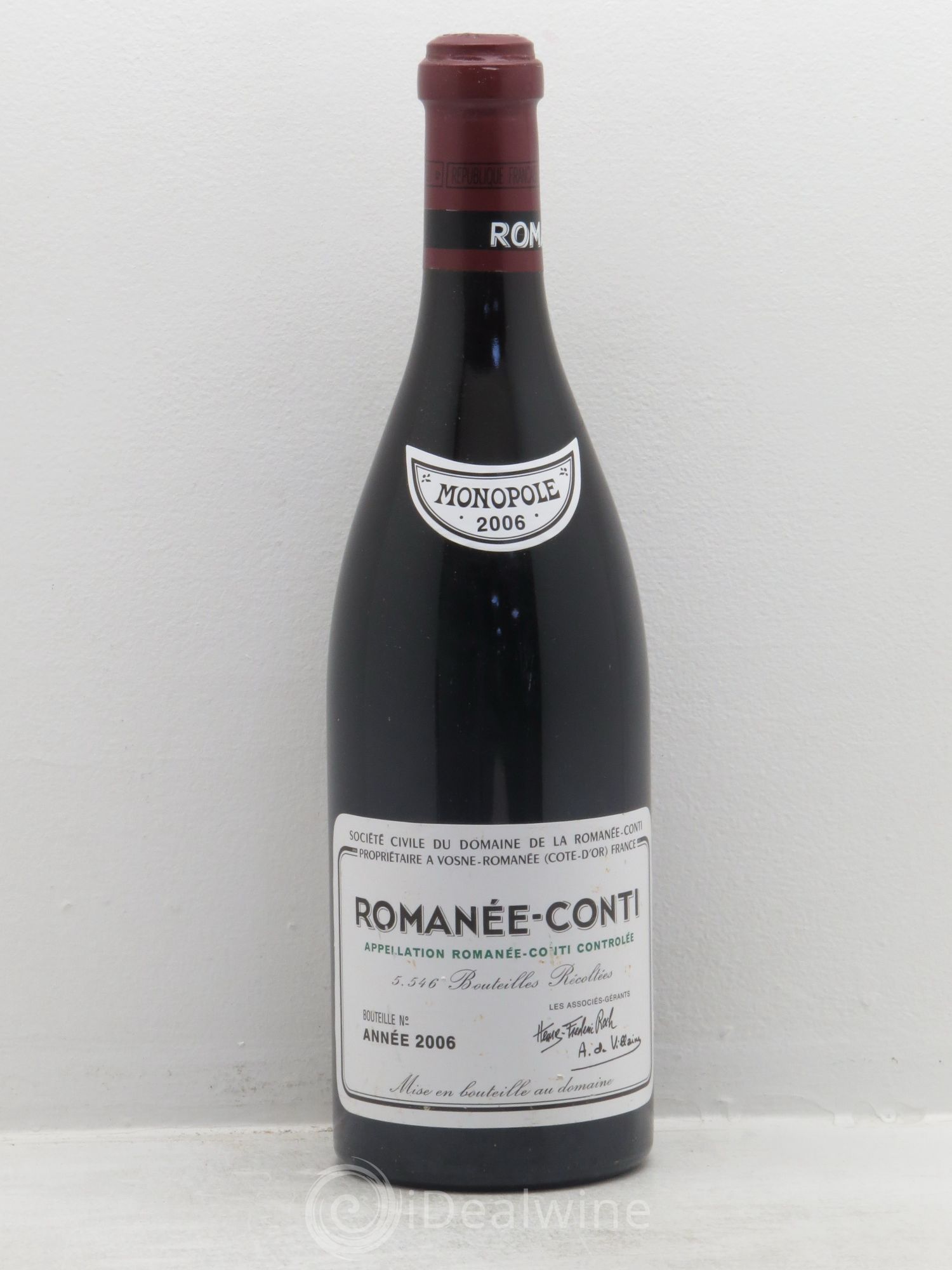 Romanée-Conti Grand Cru Domaine de la Romanée-Conti 2006 - Lot de 1 bouteille - 0