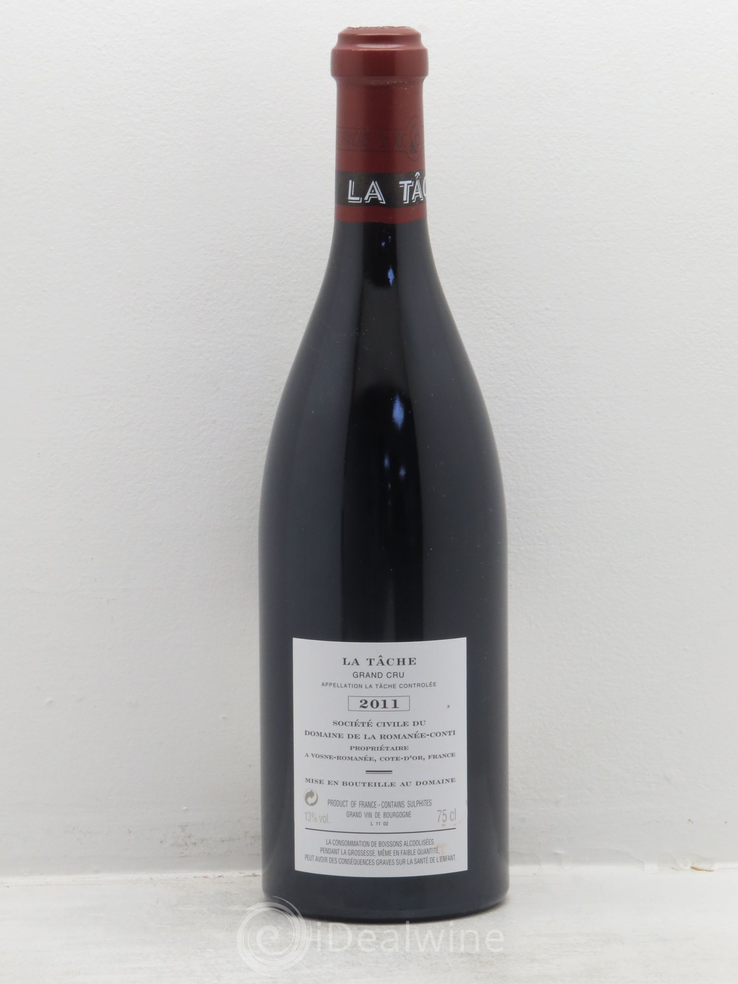 La Tâche Grand Cru Domaine de la Romanée-Conti 2011 - Lot de 1 bouteille - 1