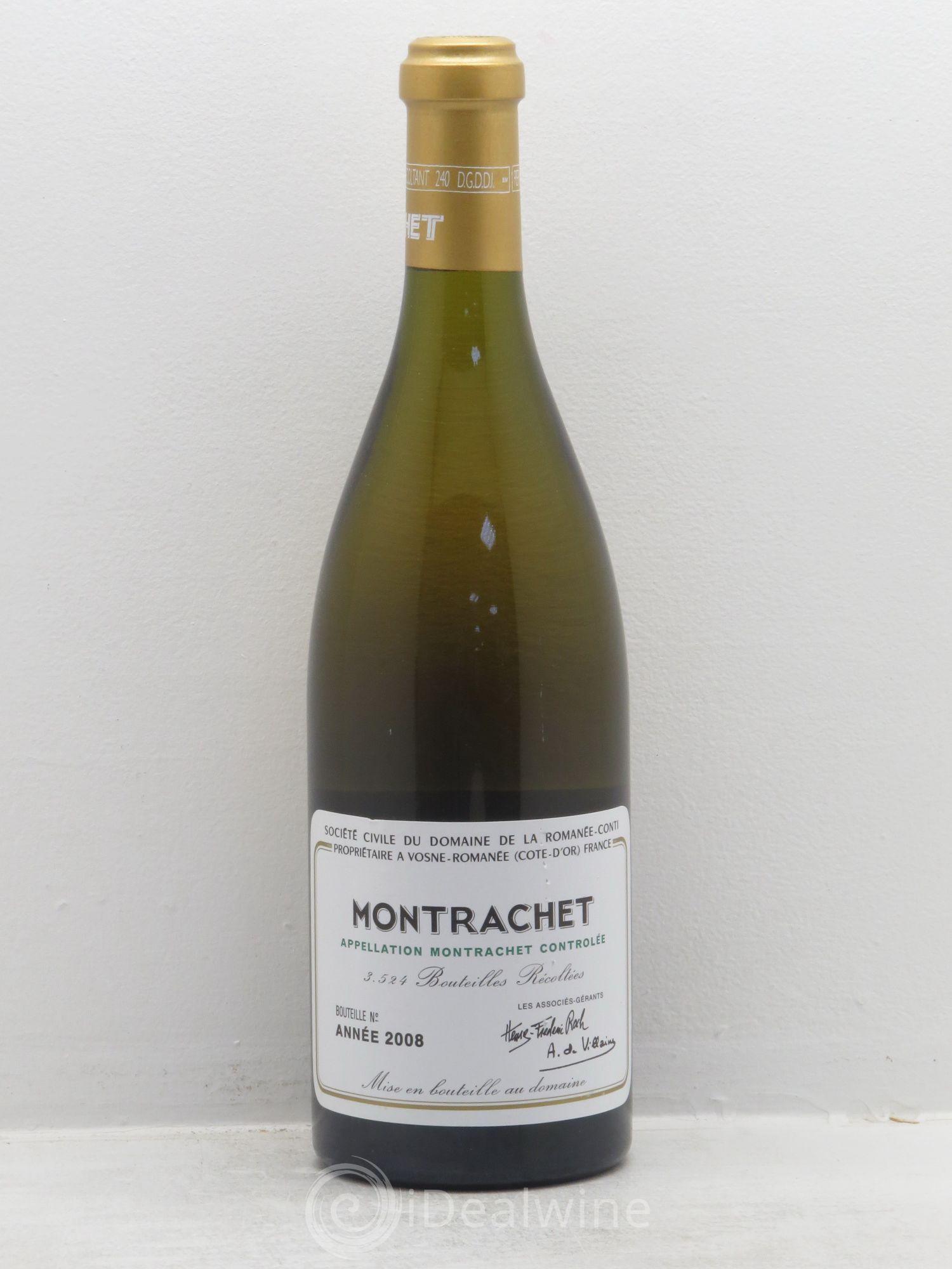 Montrachet Grand Cru Domaine de la Romanée-Conti 2008 - Lot de 1 bouteille - 0