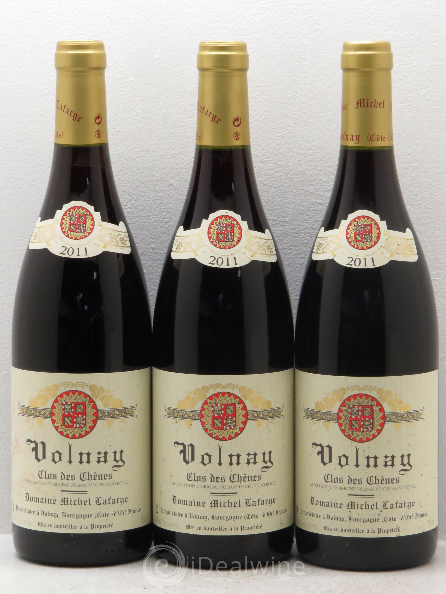 Volnay 1er Cru Clos des Chênes Lafarge (Domaine) 2011 - Lot de 3 bouteilles - 0