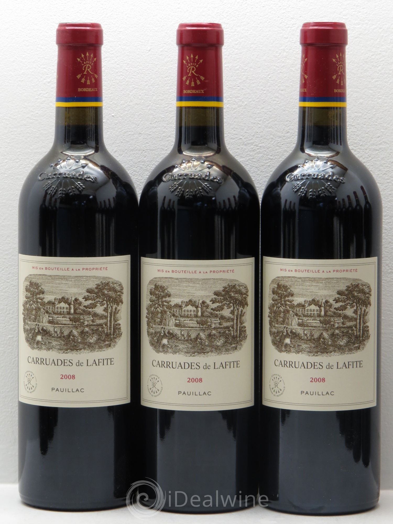 Carruades de Lafite Rothschild Second Vin 2008 - Lot de 12 bouteilles - 1