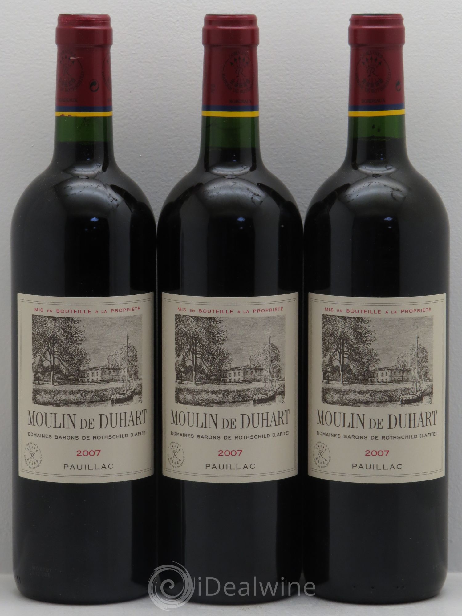 Moulin de Duhart Second Vin 2007 - Lot de 3 bouteilles - 0
