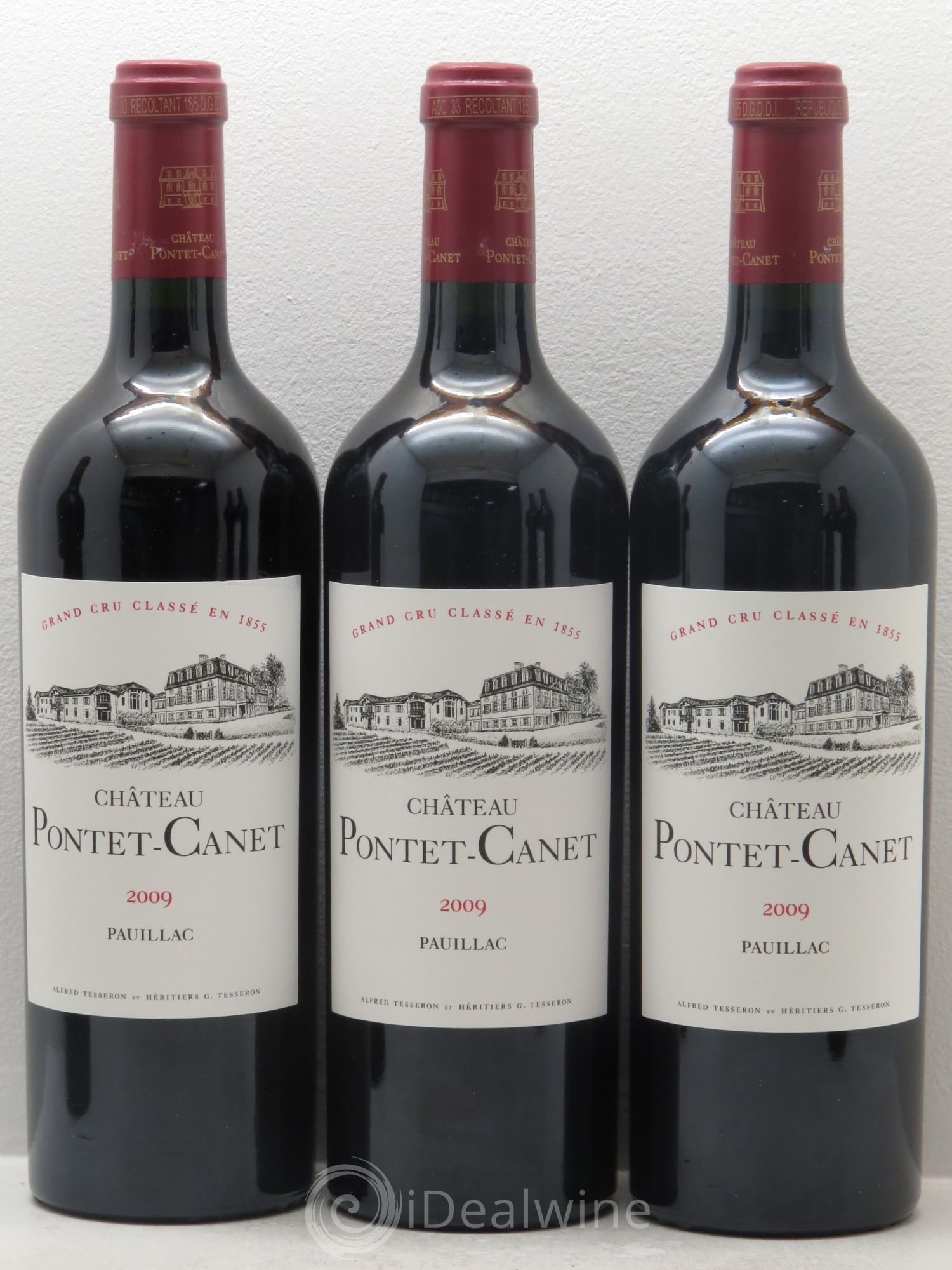 Château Pontet Canet 5ème Grand Cru Classé 2009 - Lot de 6 bouteilles - 1