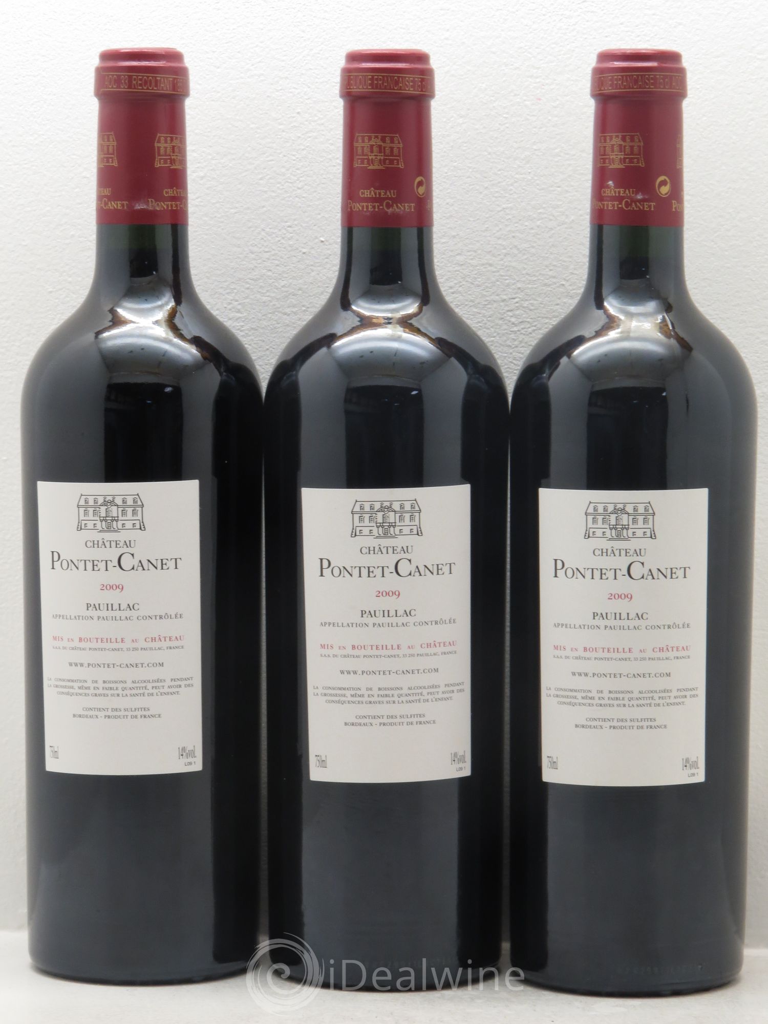 Château Pontet Canet 5ème Grand Cru Classé 2009 - Lot de 6 bouteilles - 4