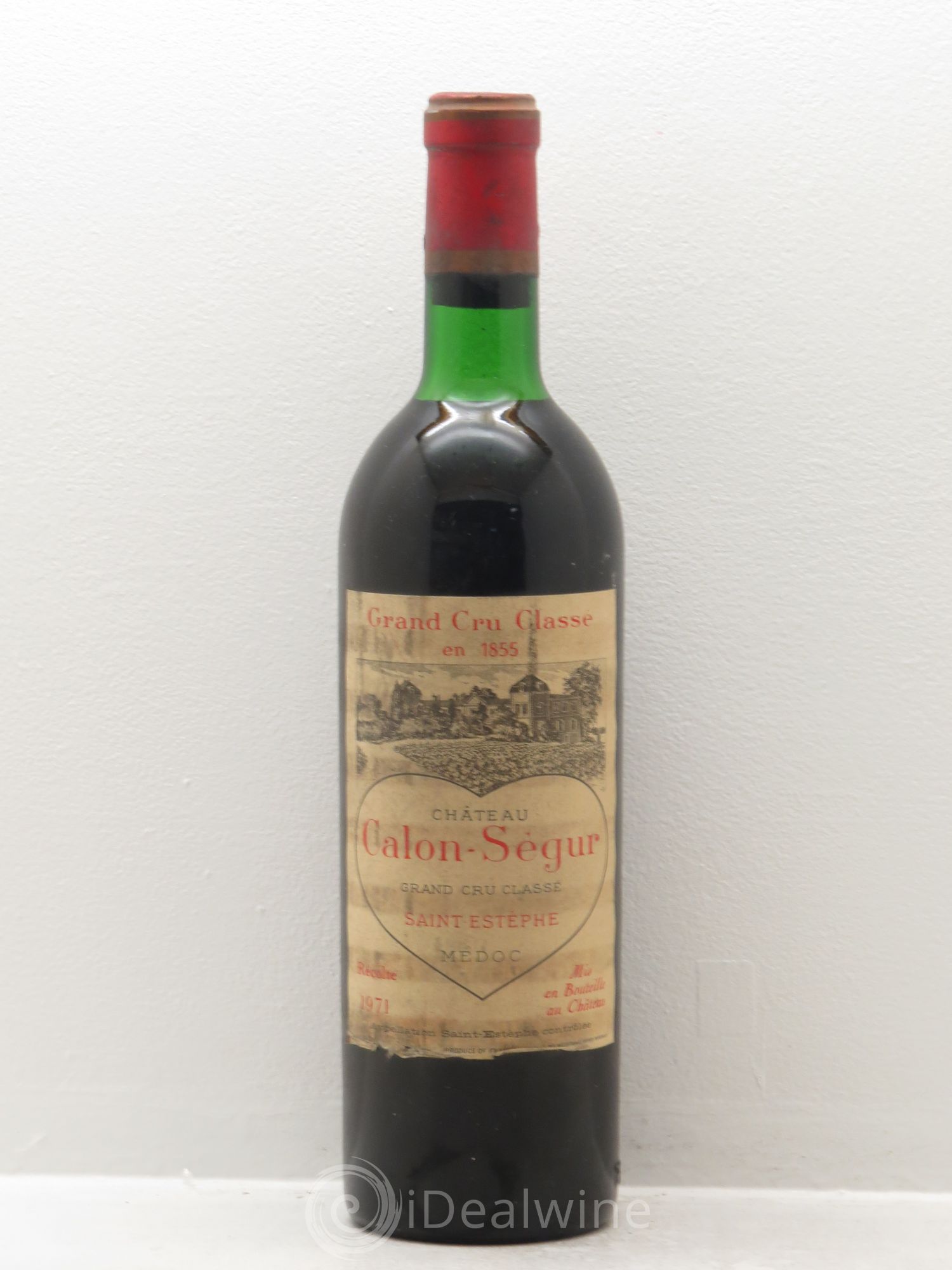 Château Calon Ségur 3ème Grand Cru Classé 1971 - Lot de 1 bouteille - 0