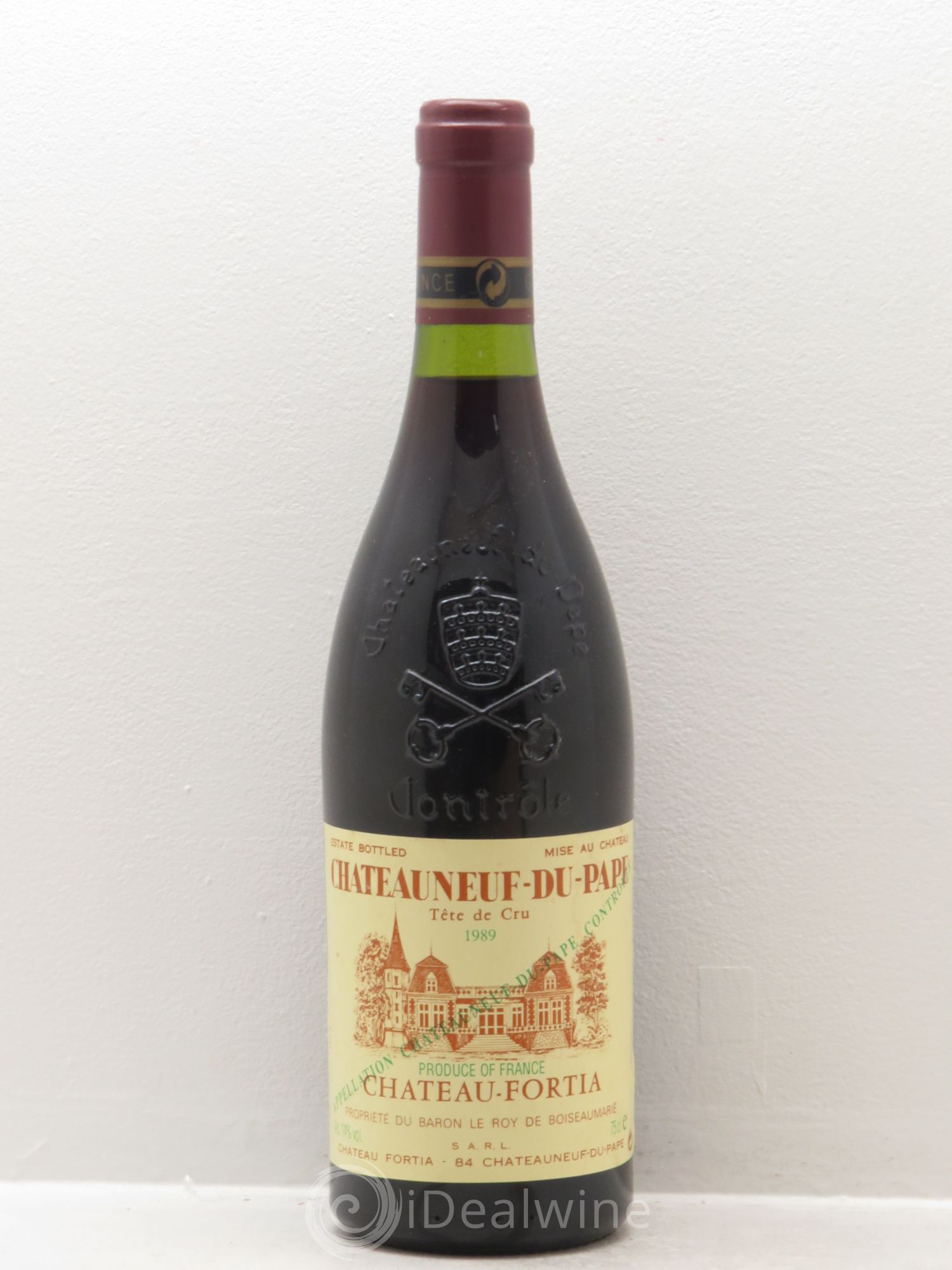 Châteauneuf-du-Pape Château Fortia Tete de cru 1989 - Lot de 1 bouteille - 0