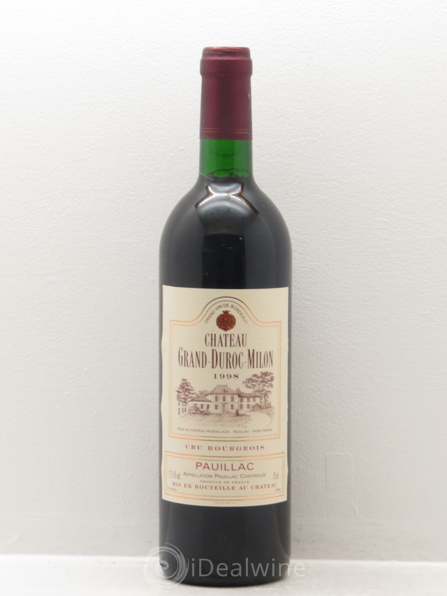 Pauillac Grand Duroc Milon 1998 - Posten von 6 Flaschen - 0
