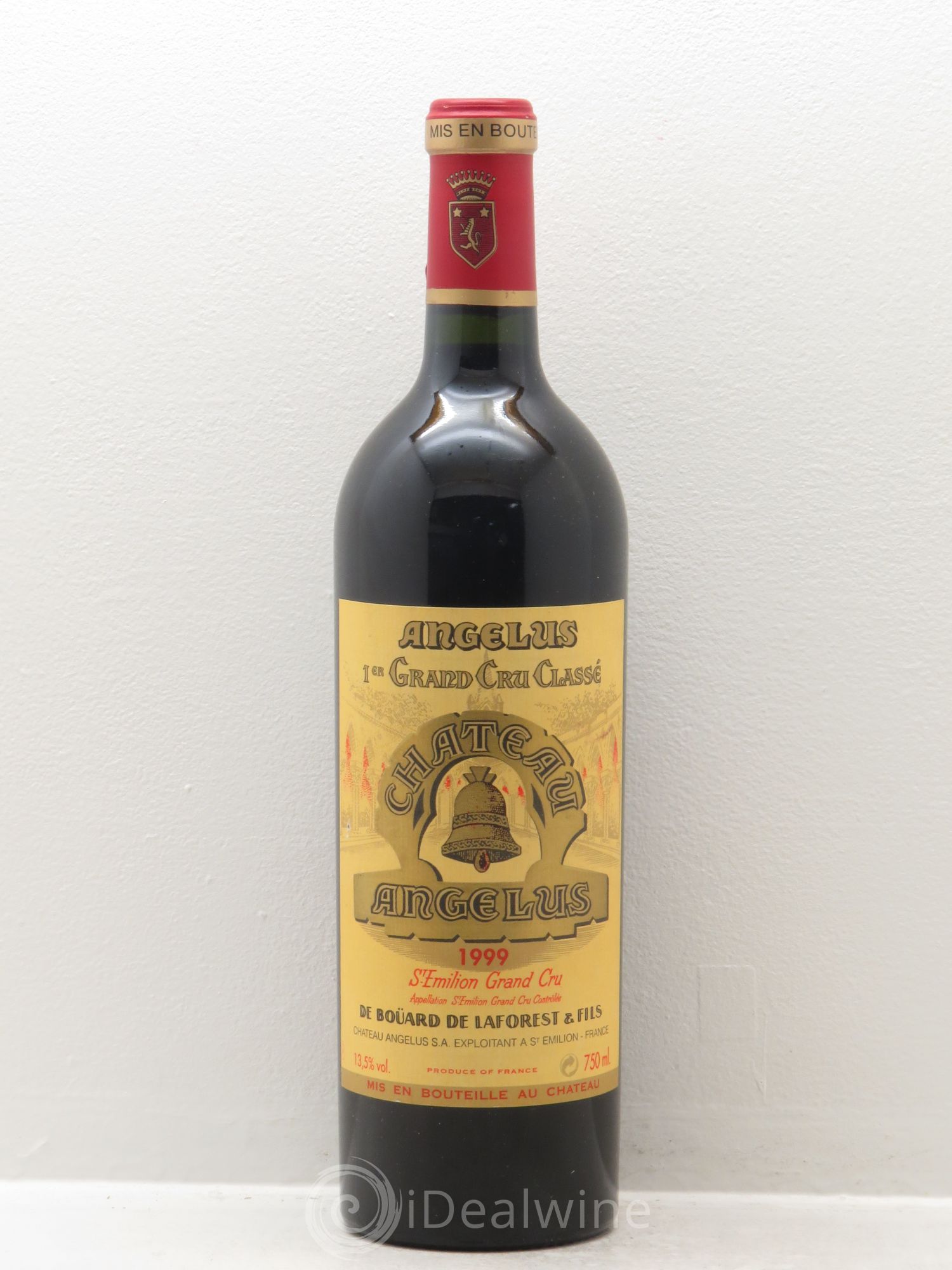Château Angélus 1er Grand Cru Classé A 1999 - Lot de 1 bouteille - 0