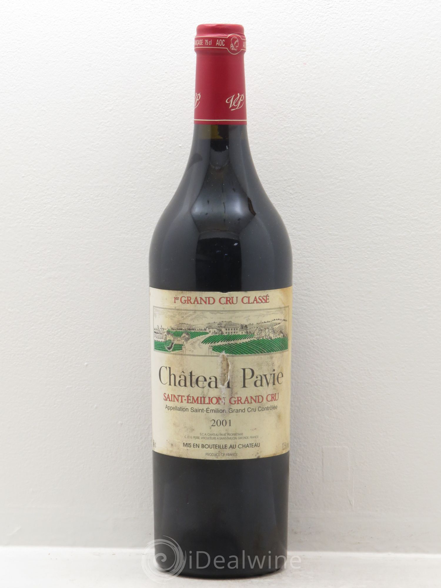 Château Pavie 1er Grand Cru Classé A 2001 - Lot de 1 bouteille - 0