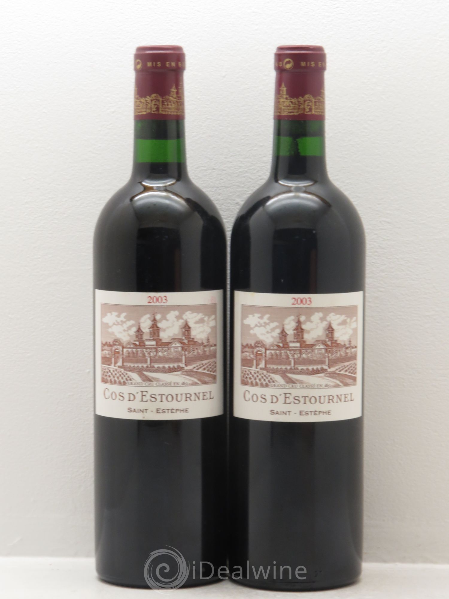 Cos d'Estournel 2ème Grand Cru Classé 2003 - Lot de 2 bouteilles - 0