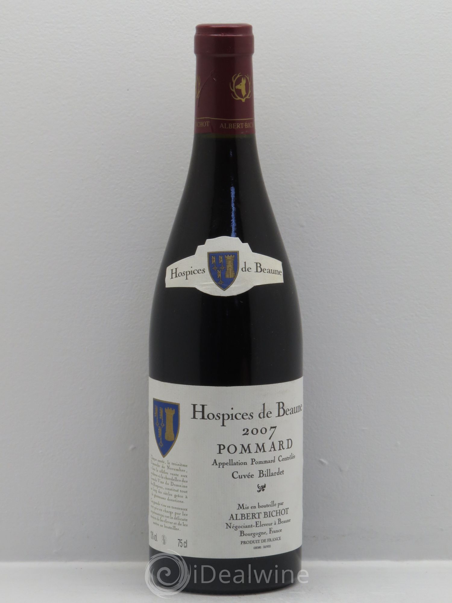 Pommard Cuvée Billardet - Albert Bichot 2007 - Posten von 1 Flasche - 0