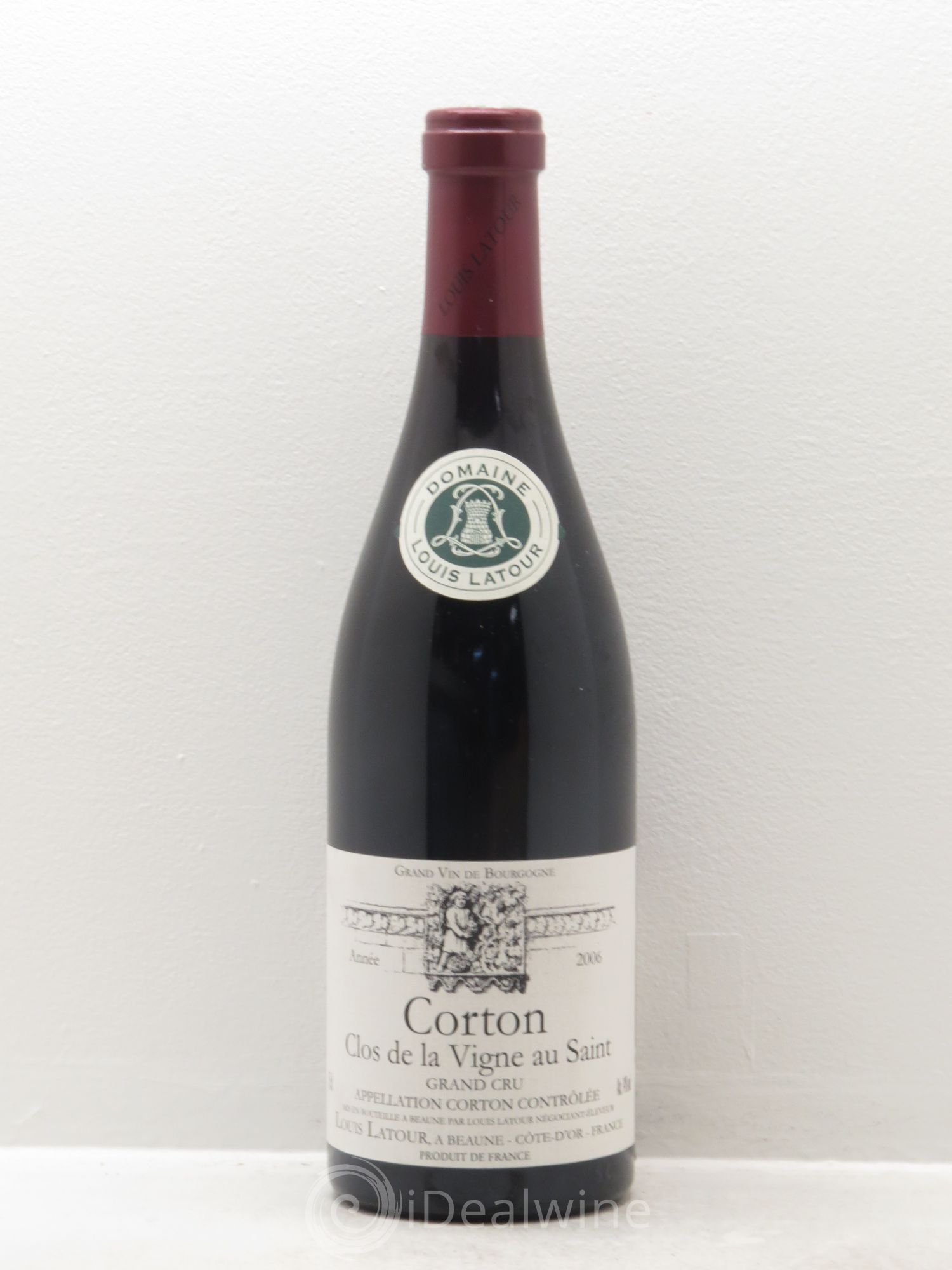 Corton Grand Cru Clos de la vigne au Saint Louis Latour 2006 - Lot de 1 bouteille - 0