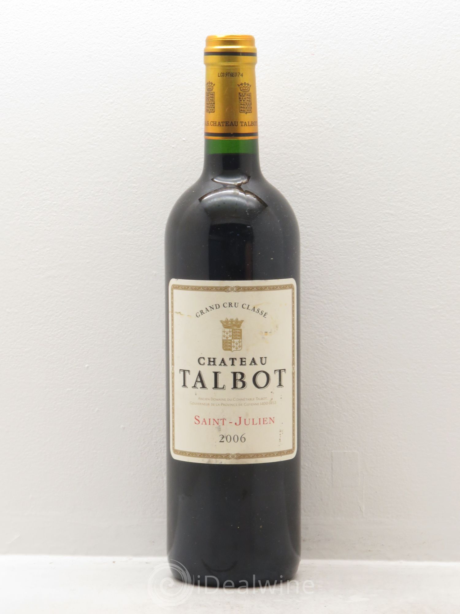 Château Talbot 4ème Grand Cru Classé 2006 - Lot de 6 bouteilles - 0