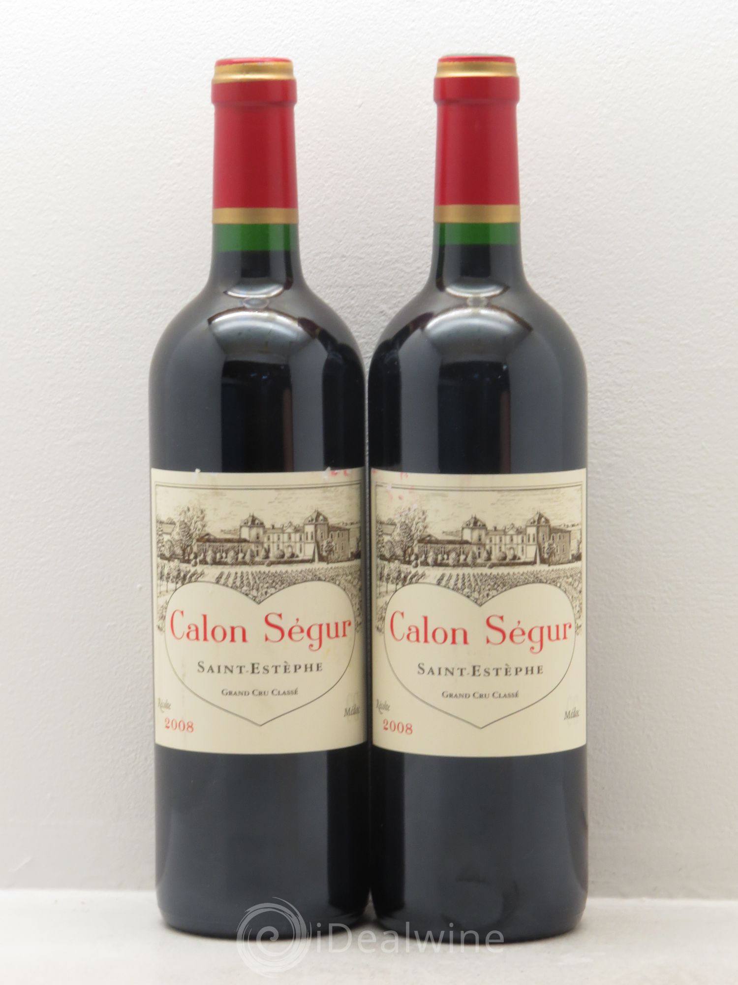 Château Calon Ségur 3ème Grand Cru Classé 2008 - Lot de 2 bouteilles - 0