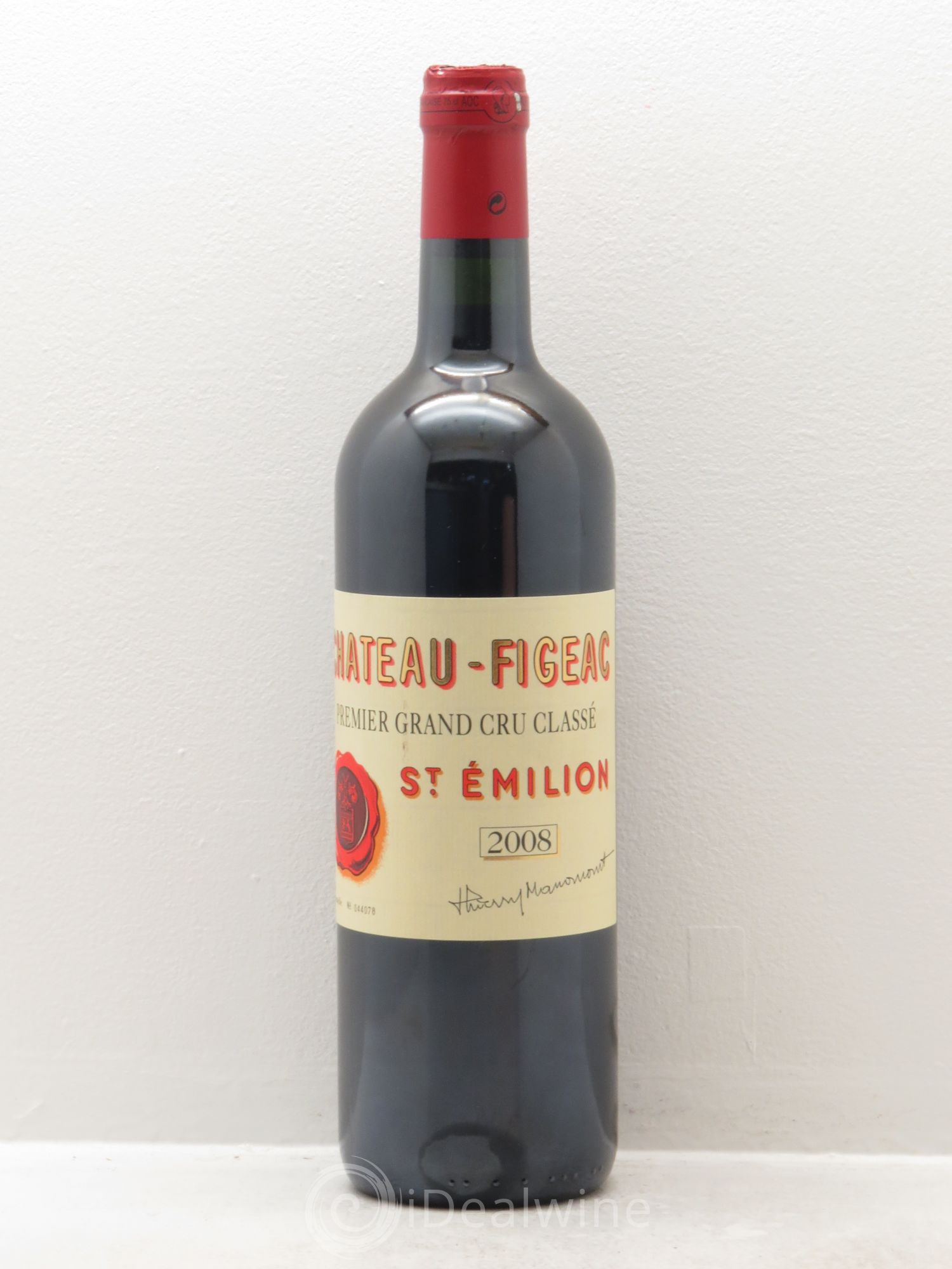 Château Figeac 1er Grand Cru Classé A 2008 - Lot de 1 bouteille - 0
