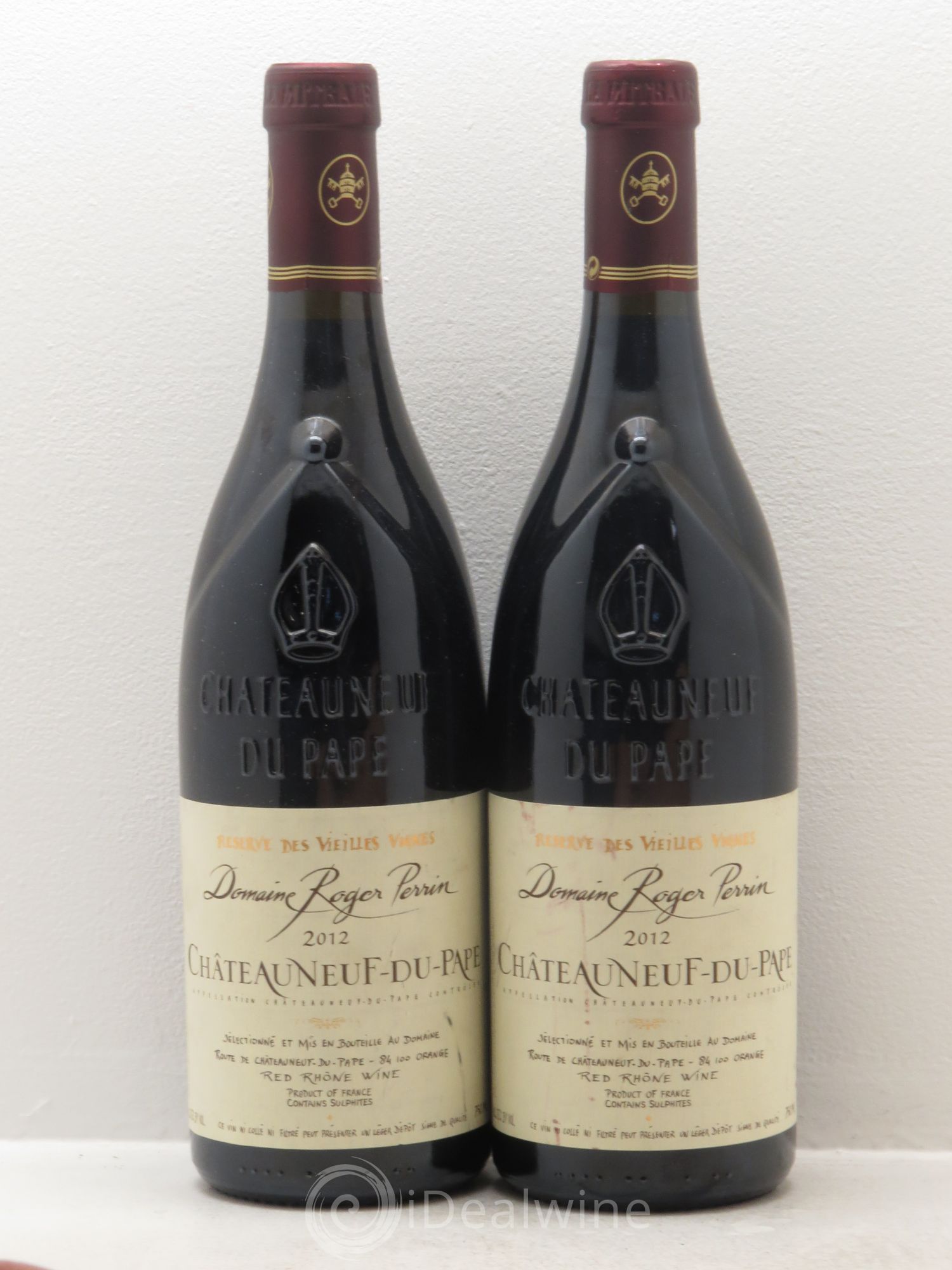 Châteauneuf-du-Pape Réserve des vieilles vignes 2012 - Posten von 2 Flaschen - 0