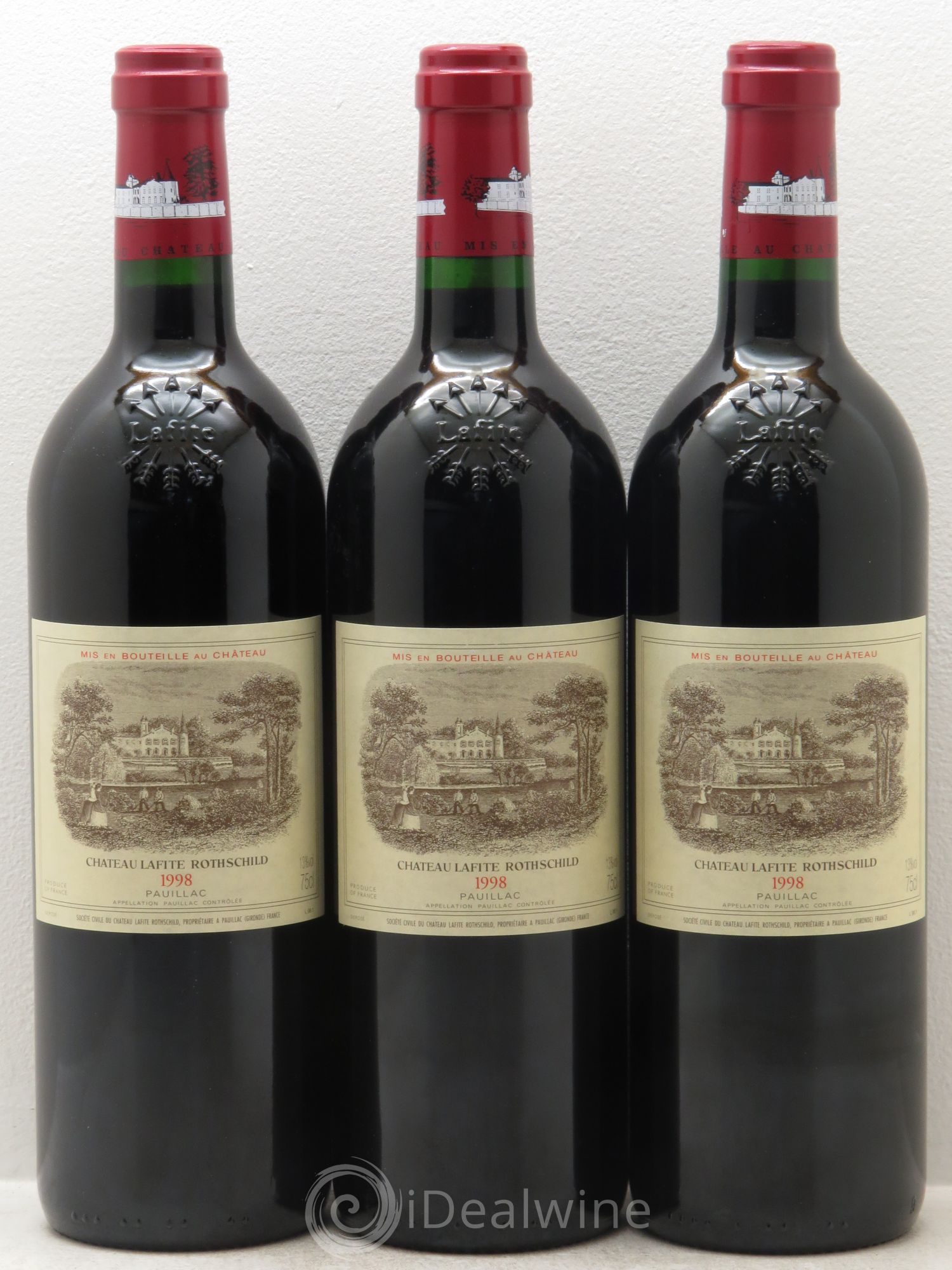 Château Lafite Rothschild 1er Grand Cru Classé 1998 - Lot de 12 bouteilles - 2