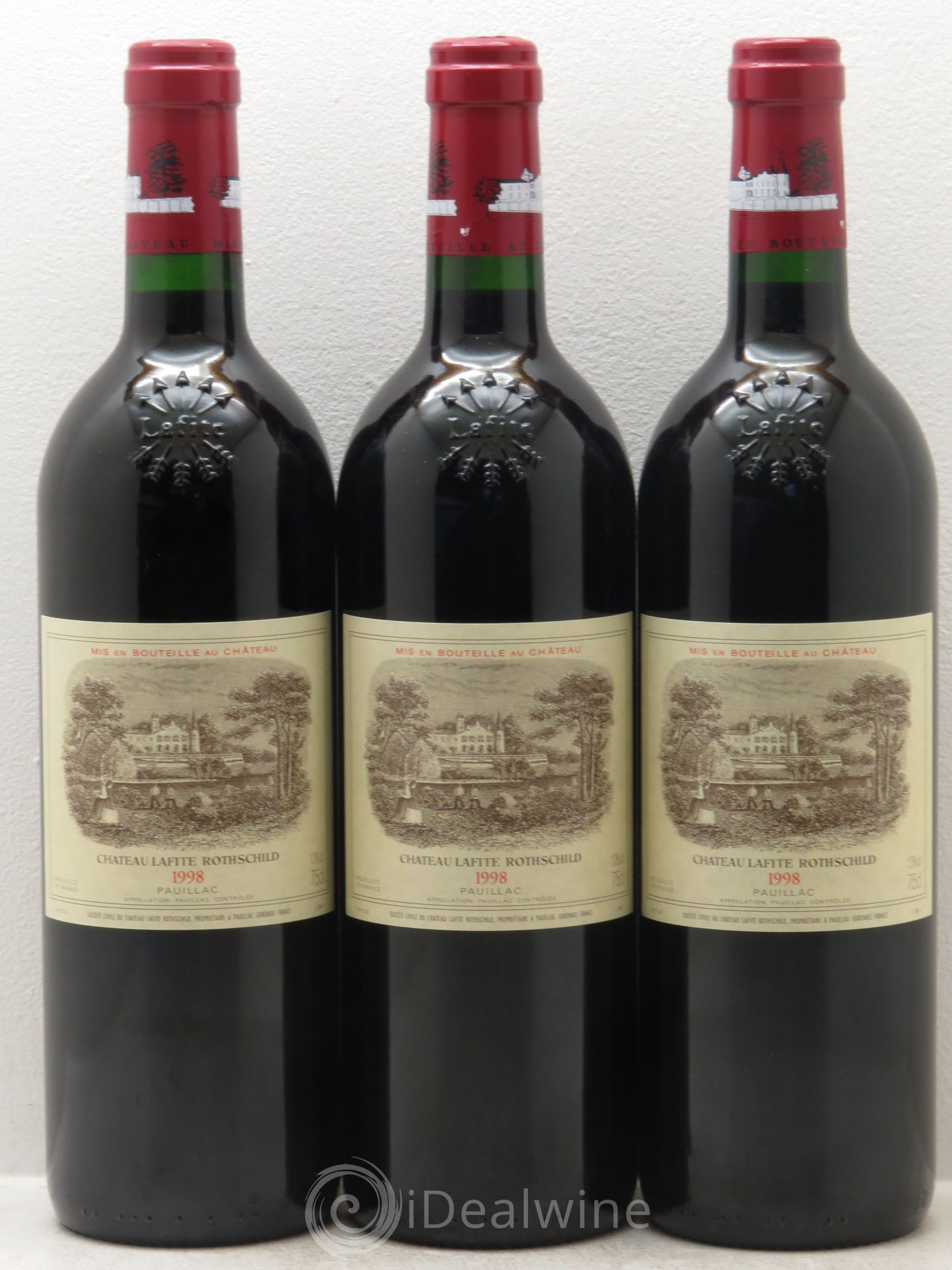 Château Lafite Rothschild 1er Grand Cru Classé 1998 - Lot de 12 bouteilles - 3