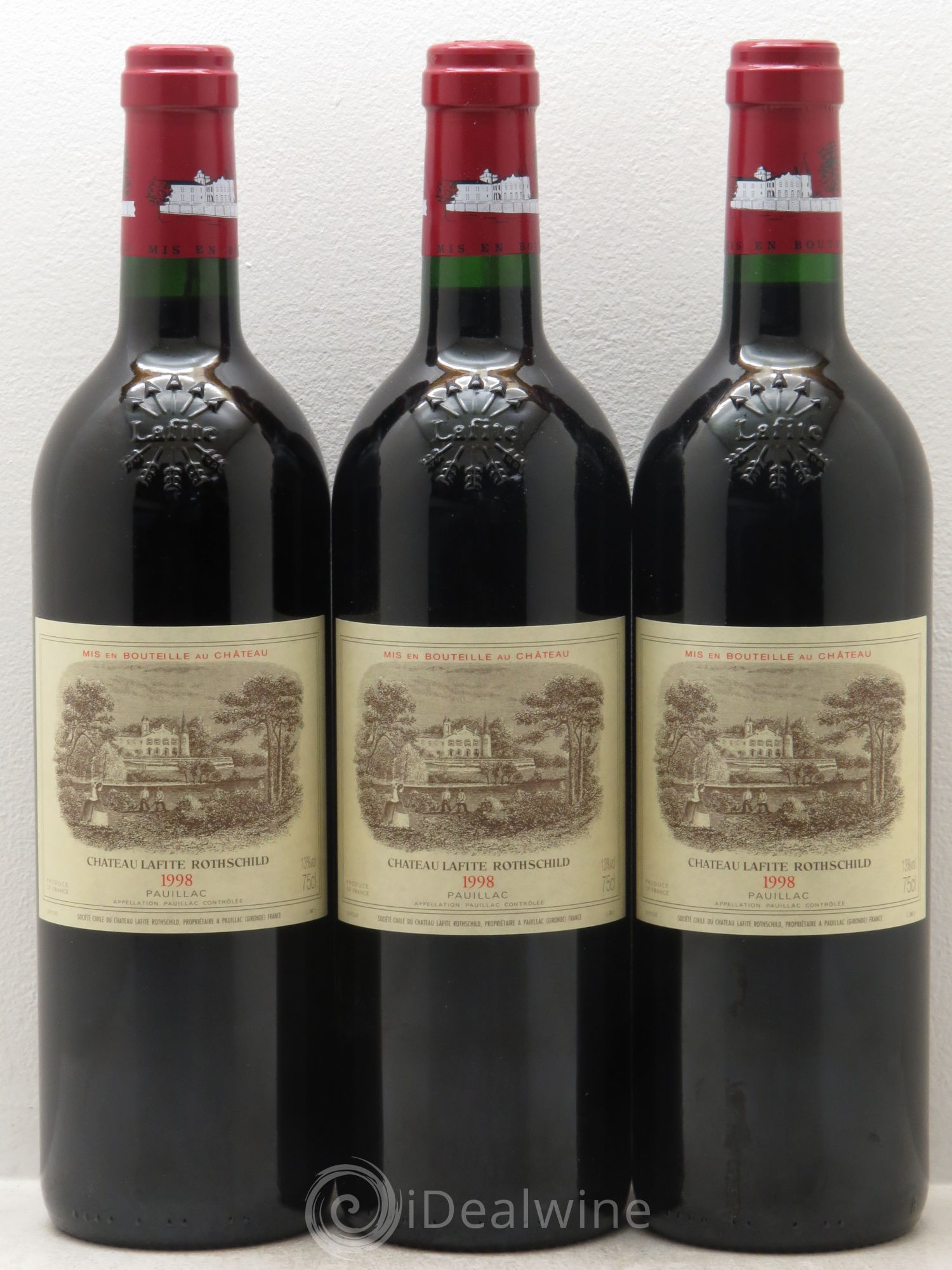 Château Lafite Rothschild 1er Grand Cru Classé 1998 - Lot de 12 bouteilles - 4