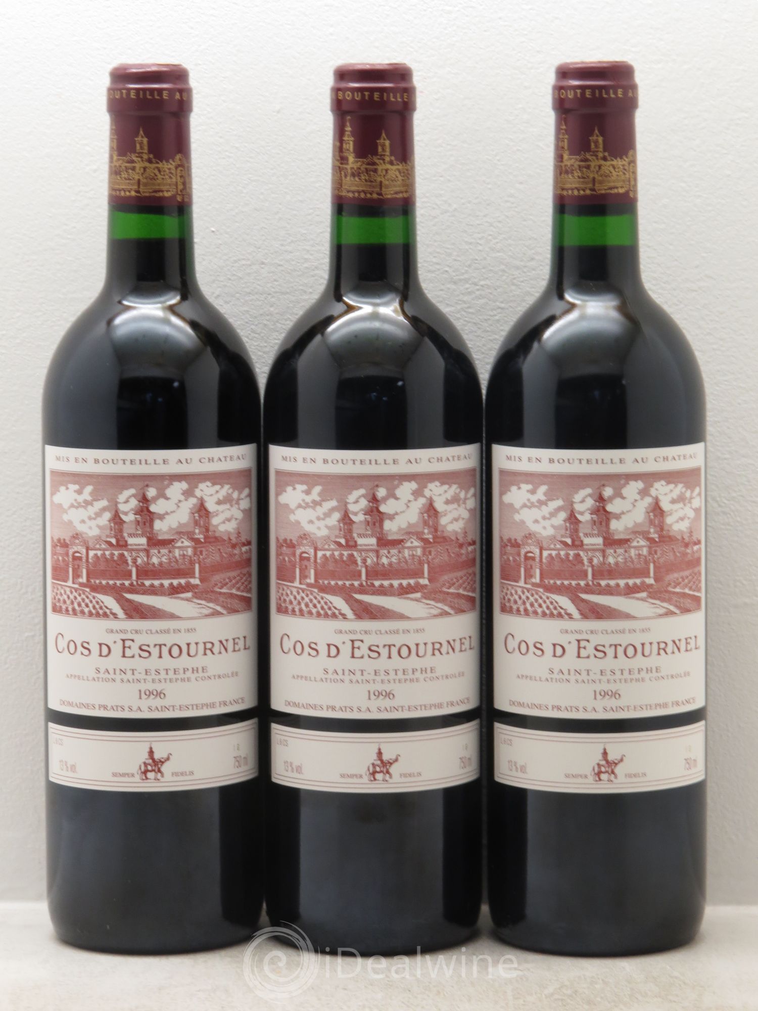 Cos d'Estournel 2ème Grand Cru Classé 1996 - Lot de 12 bouteilles - 1