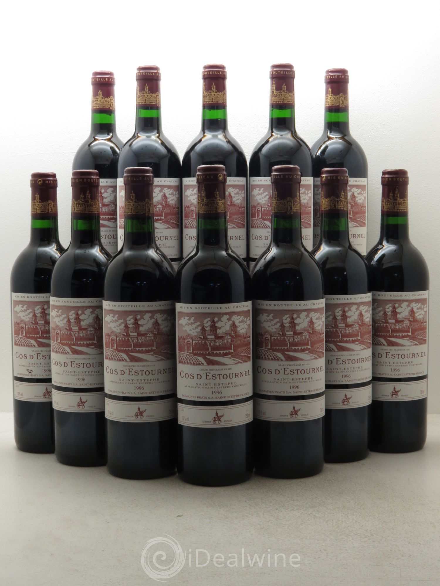 Cos d'Estournel 2ème Grand Cru Classé 1996 - Lot de 12 bouteilles - 0