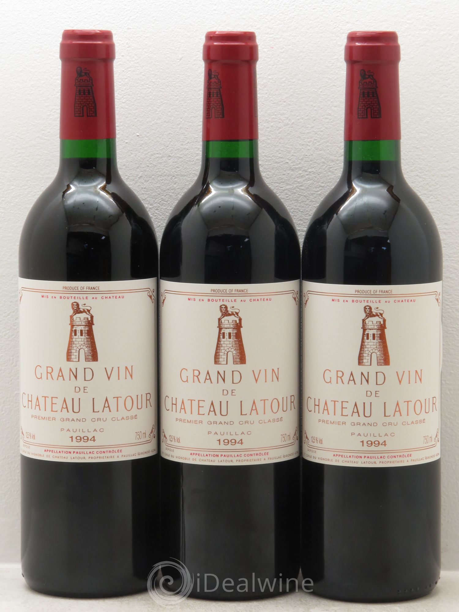 Château Latour 1er Grand Cru Classé 1994 - Lot de 12 bouteilles - 1