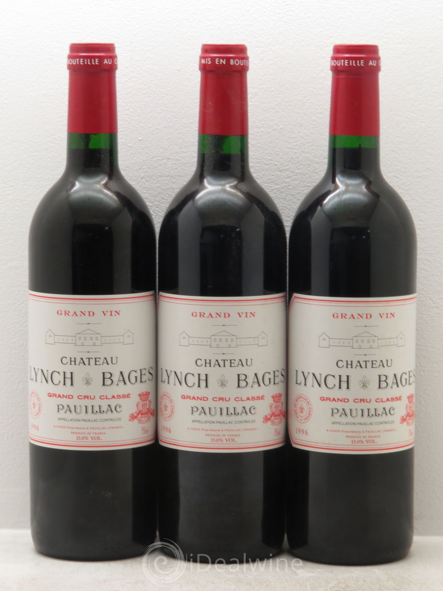 Château Lynch Bages 5ème Grand Cru Classé 1996 - Lot de 12 bouteilles - 2