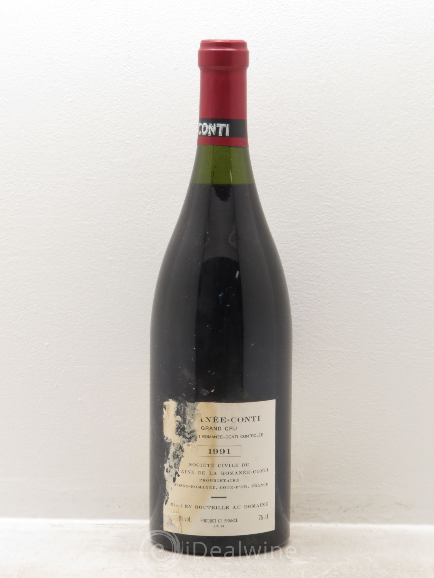 Romanée-Conti Grand Cru Domaine de la Romanée-Conti 1991 - Lot de 1 bouteille - 1