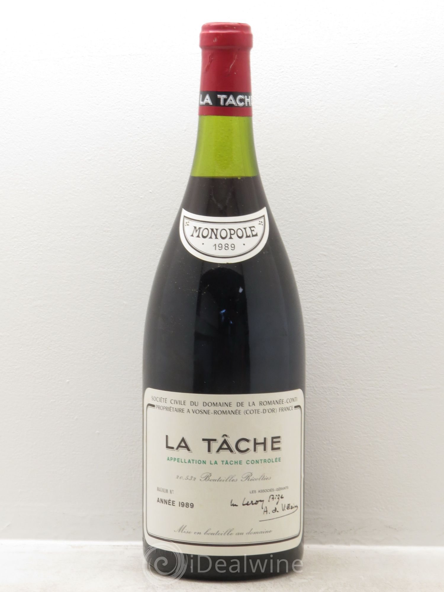 La Tâche Grand Cru Domaine de la Romanée-Conti 1989 - Lot de 1 magnum - 0
