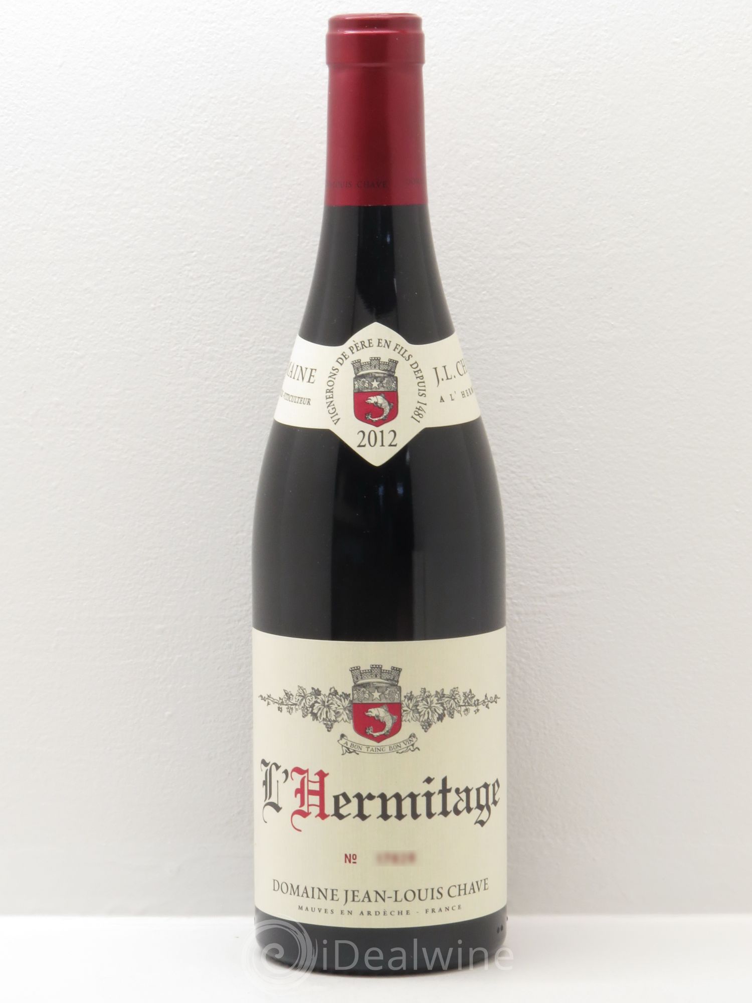 Hermitage Jean-Louis Chave 2012 - Lot de 1 bouteille - 0