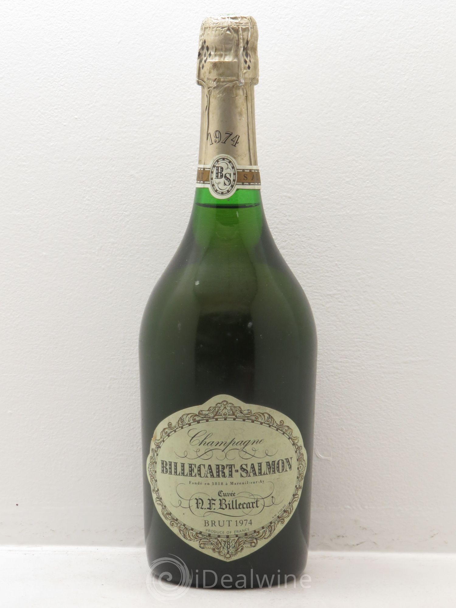 Brut Nicolas François Billecart Billecart-Salmon 1974 - Lot de 1 bouteille - 0