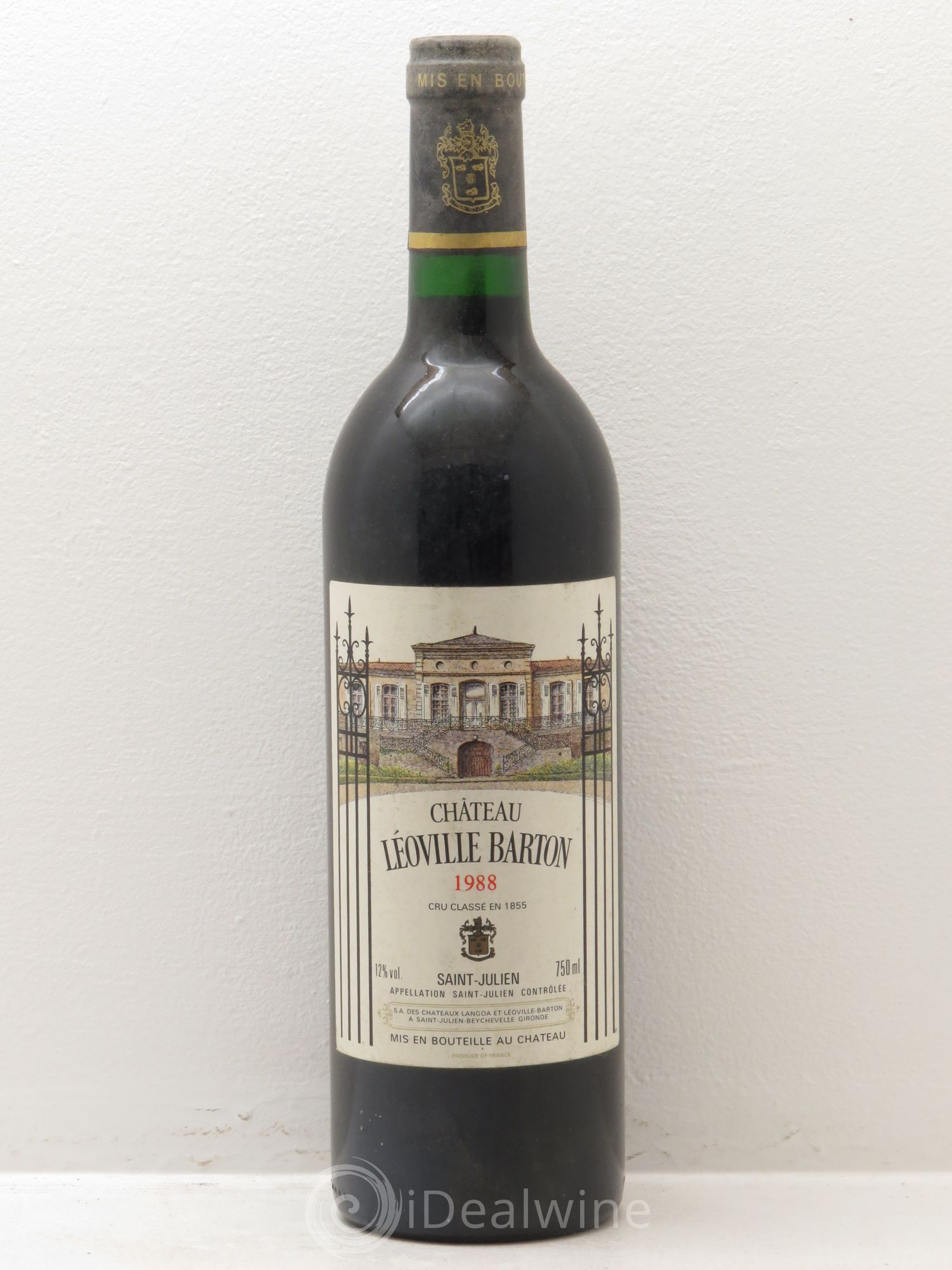 Château Léoville Barton 2ème Grand Cru Classé 1988 - Lot de 1 bouteille - 0