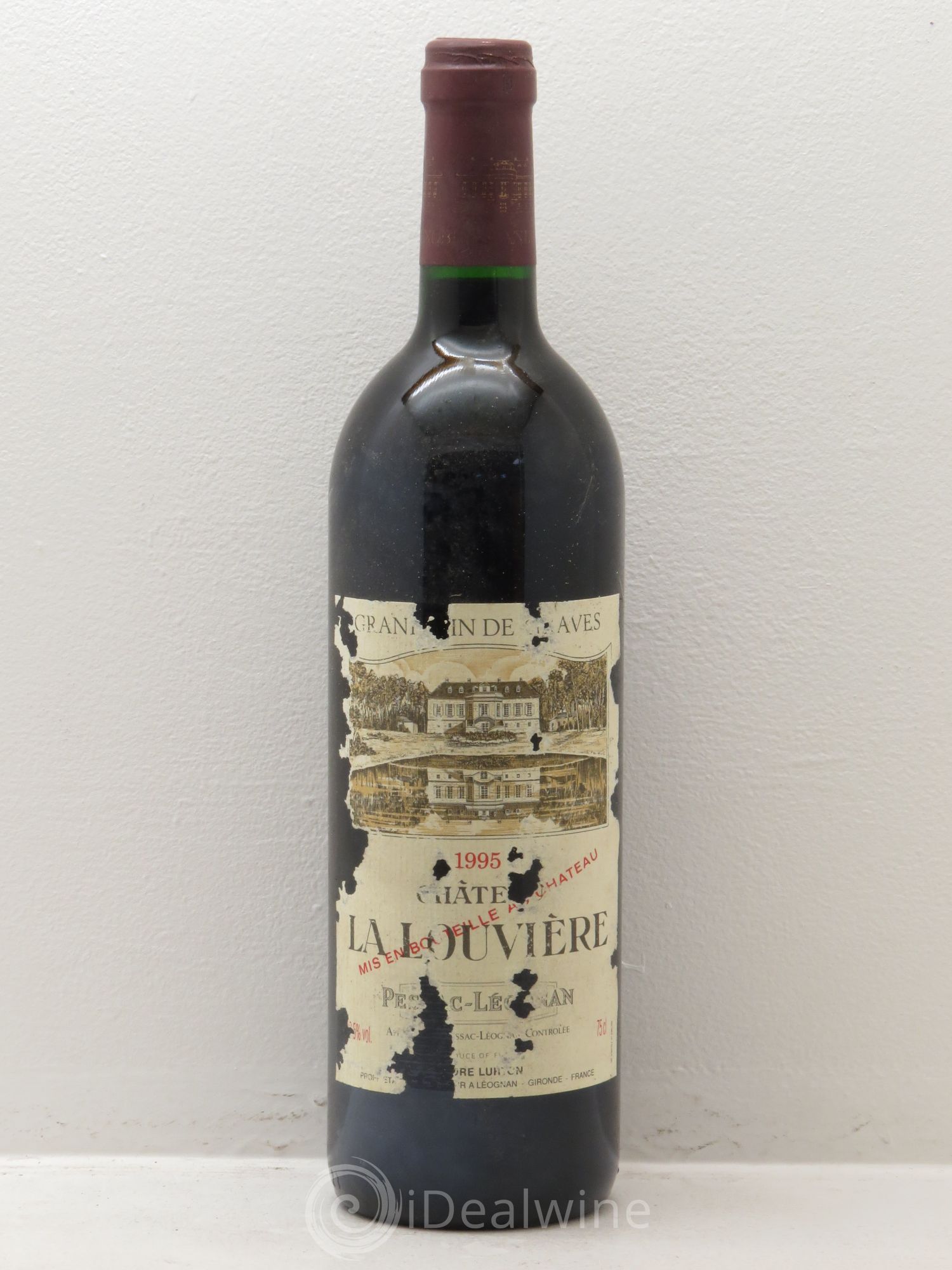 Château la Louvière 1995 - Lot de 1 bouteille - 0