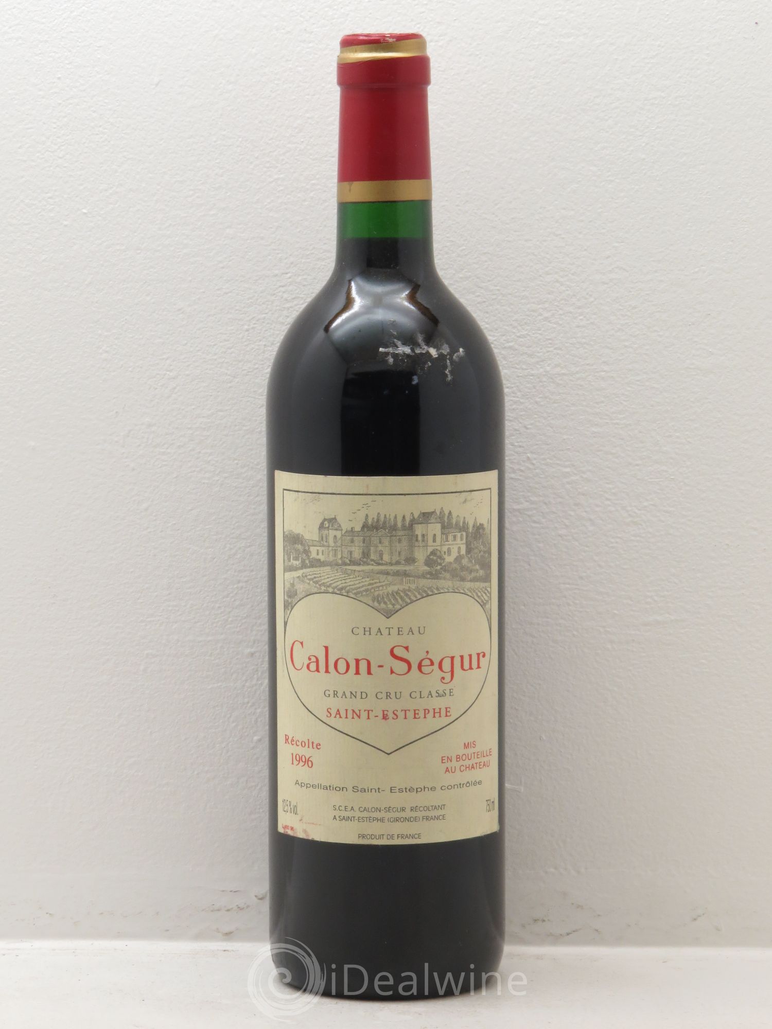 Château Calon Ségur 3ème Grand Cru Classé 1996 - Lot de 1 bouteille - 0