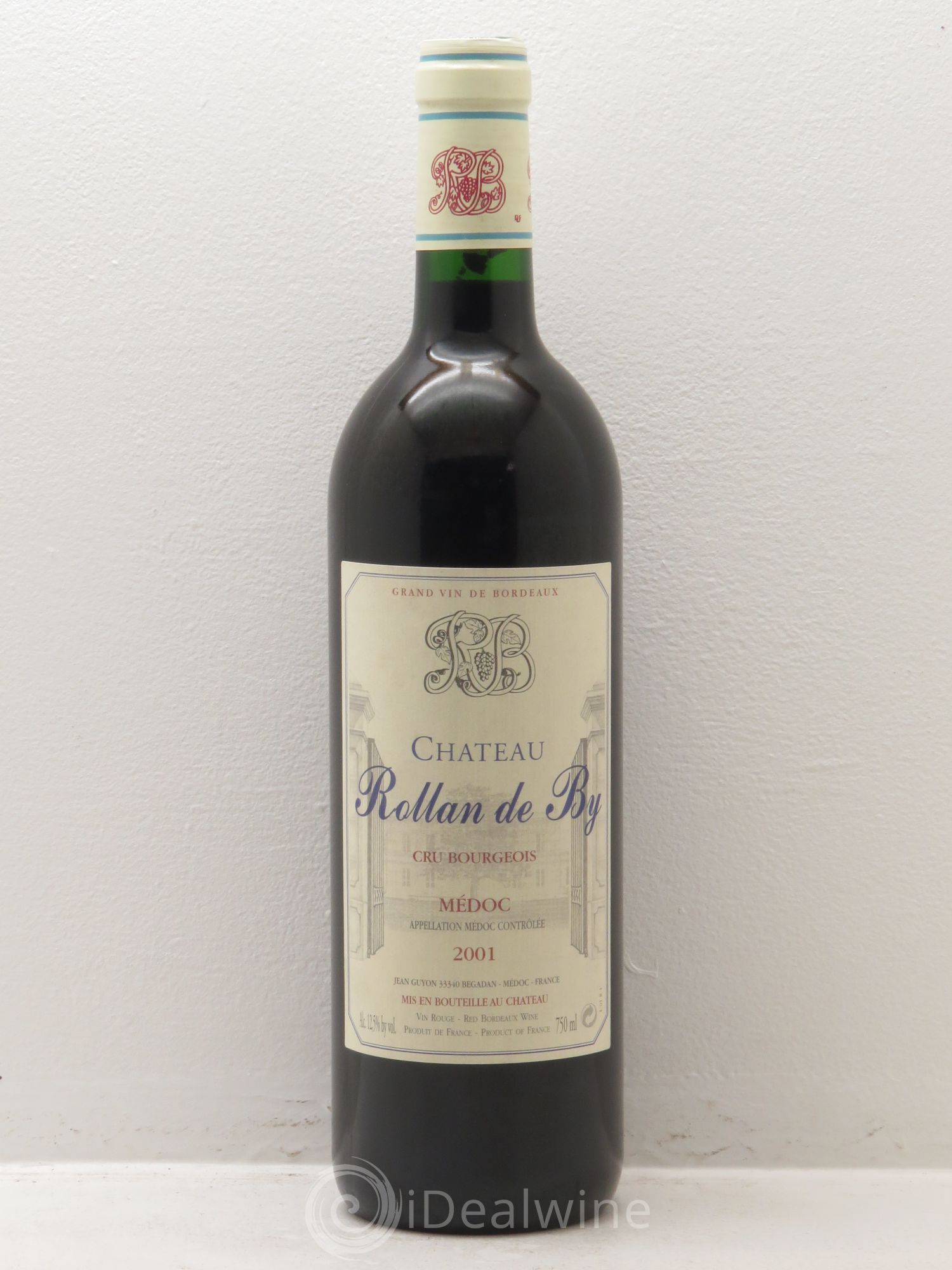 Château Rollan de By Cru Bourgeois 2001 - Lot de 1 bouteille - 0