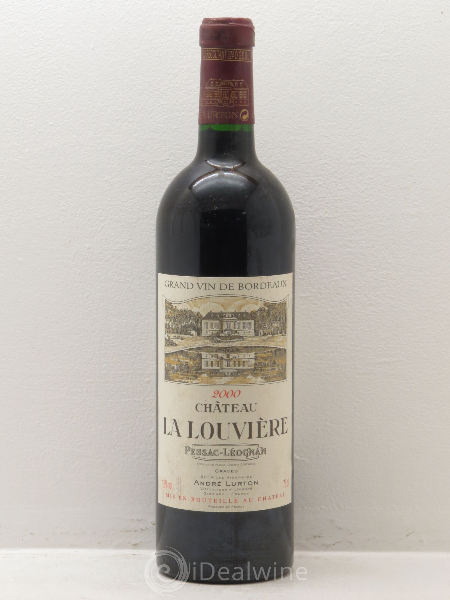 Château la Louvière 2000 - Lot de 1 bouteille - 0