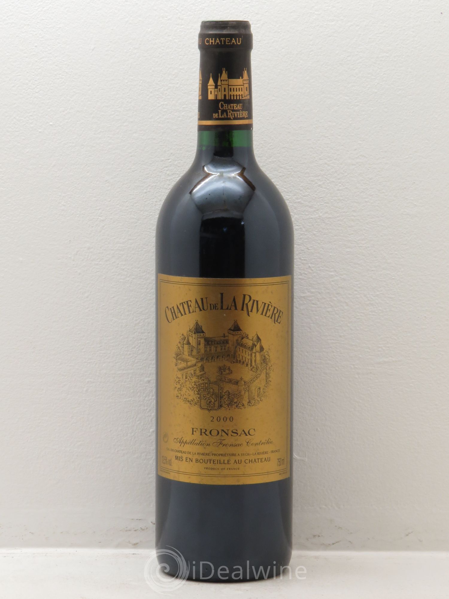 Château de La Rivière 2000 - Lot de 1 bouteille - 0