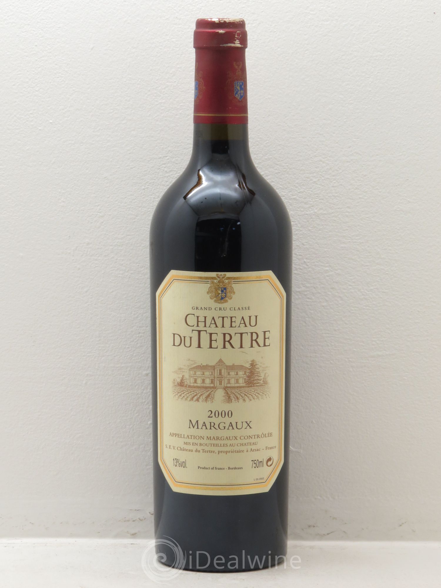 Château du Tertre 5ème Grand Cru Classé 2000 - Lot de 1 bouteille - 0